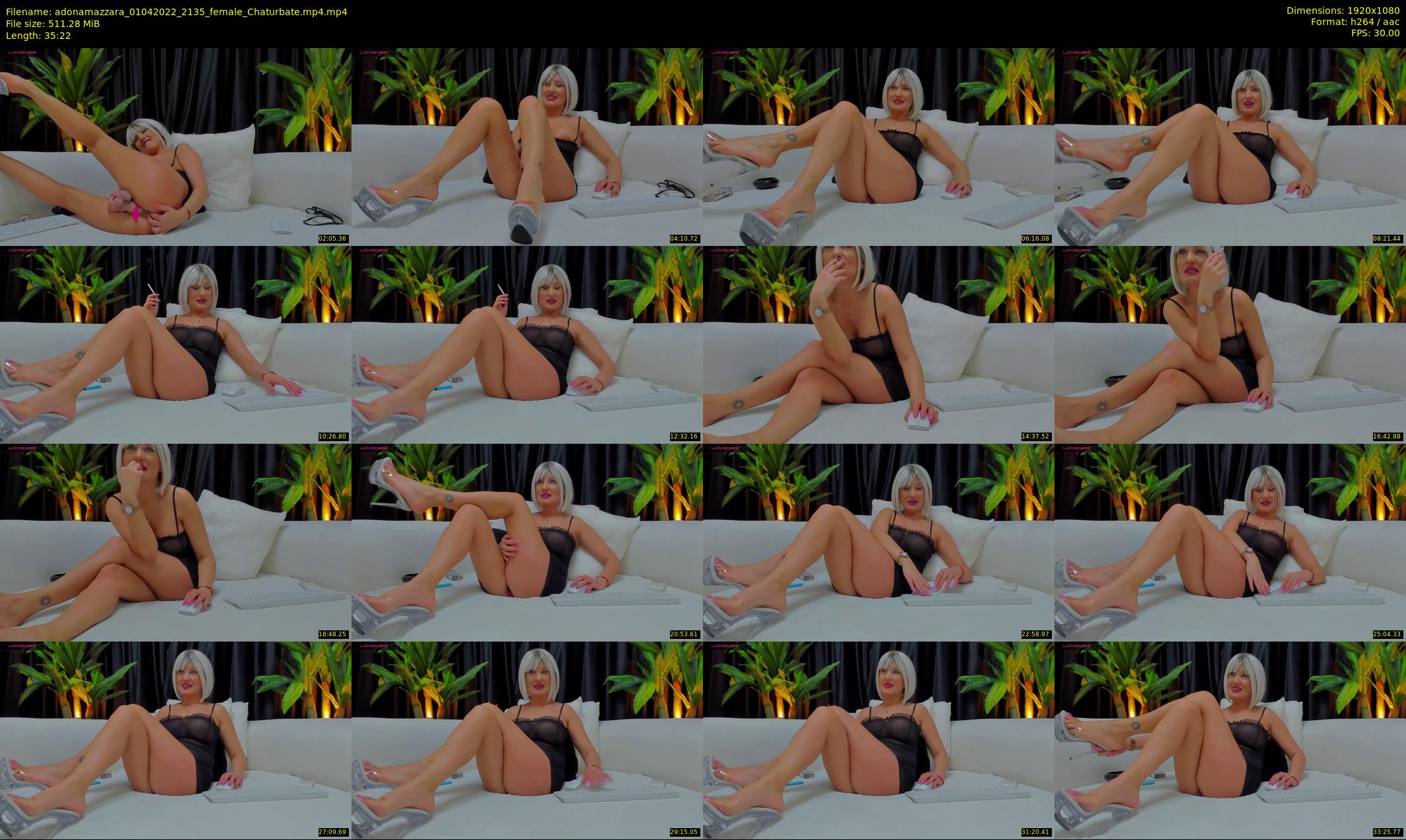 adonamazzara — 36 minute Chaturbate female cam show recording, 1080p, Apr 1, 2022