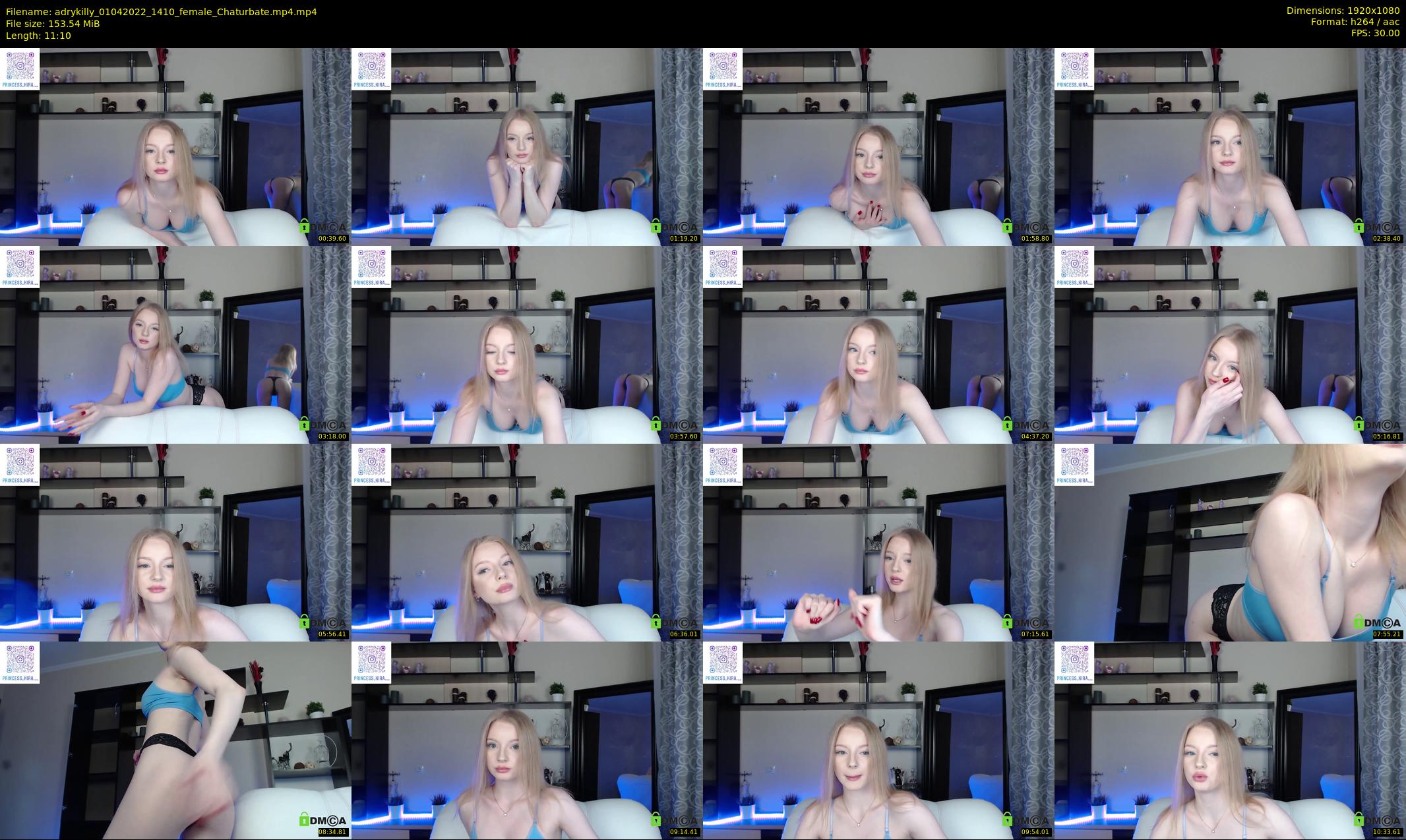 adrykilly — 12 minute Chaturbate female cam show recording, 1080p, Apr 1, 2022