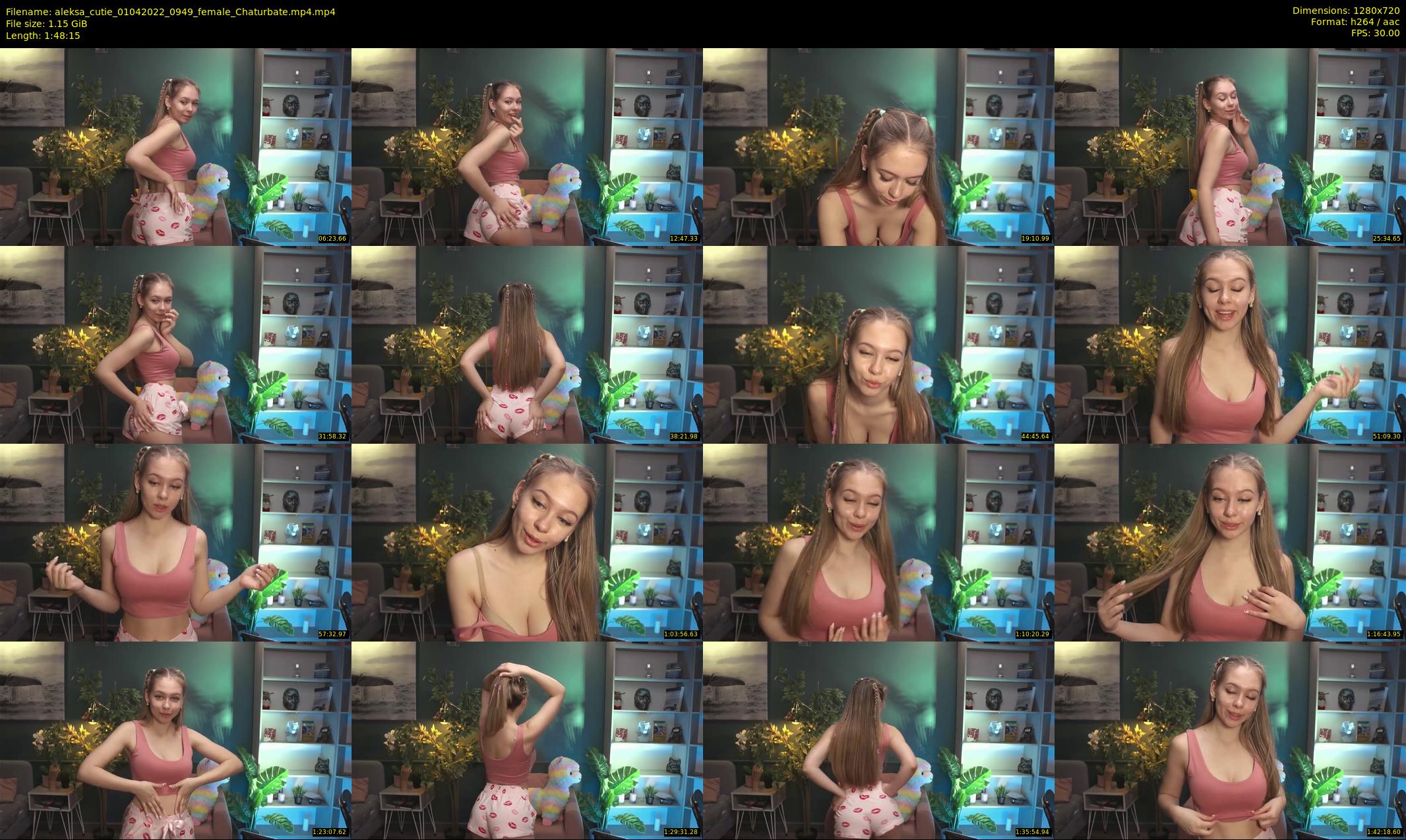 aleksa_cutie — 109 minute Chaturbate female cam show recording, 720p, Apr 1, 2022