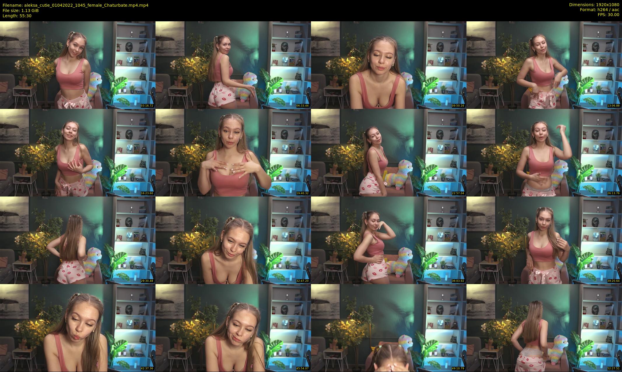 aleksa_cutie — 56 minute Chaturbate female cam show recording, 1080p, Apr 1, 2022