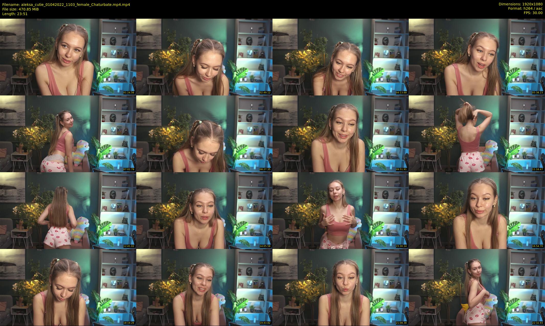 aleksa_cutie — 24 minute Chaturbate female cam show recording, 1080p, Apr 1, 2022