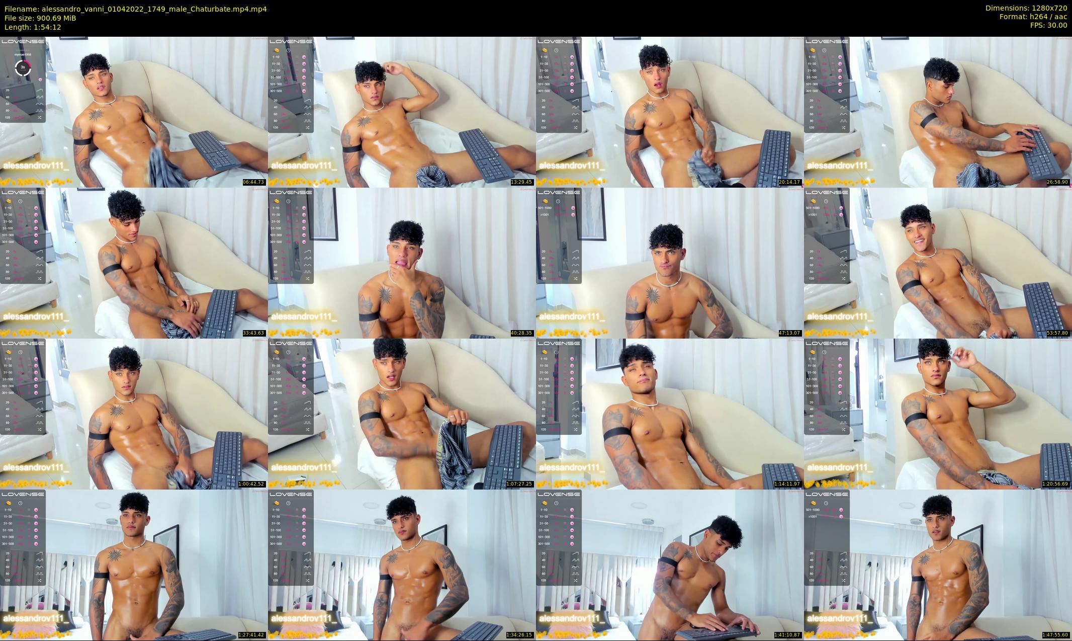alessandro_vanni — 115 minute Chaturbate male cam show recording, 720p, Apr 1, 2022