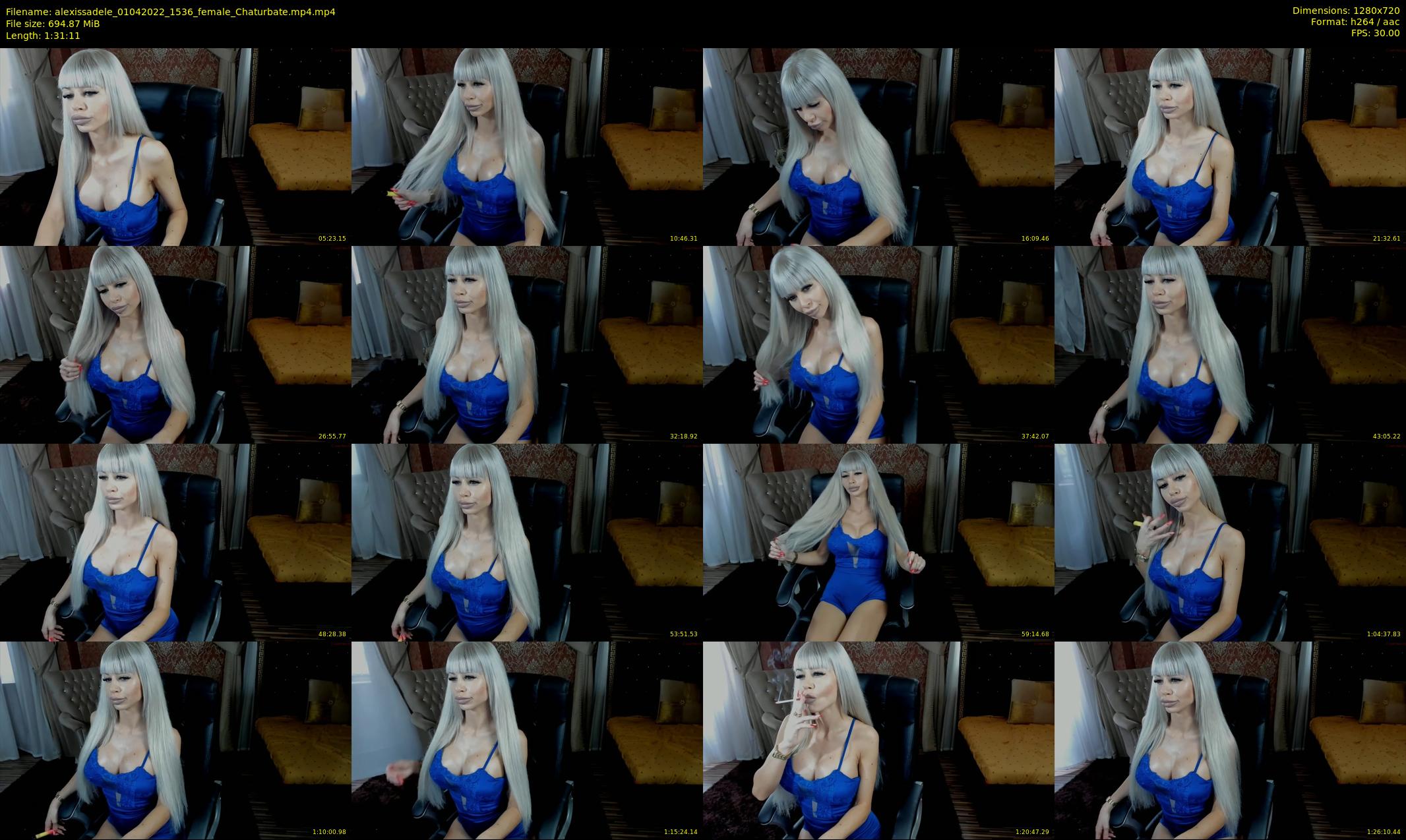 alexissadele — 92 minute Chaturbate female cam show recording, 720p, Apr 1, 2022