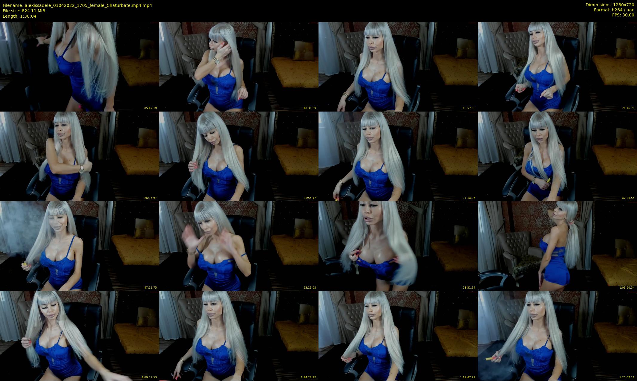 alexissadele — 91 minute Chaturbate female cam show recording, 720p, Apr 1, 2022