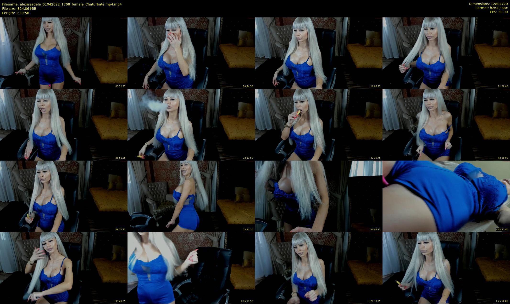 alexissadele — 91 minute Chaturbate female cam show recording, 720p, Apr 1, 2022