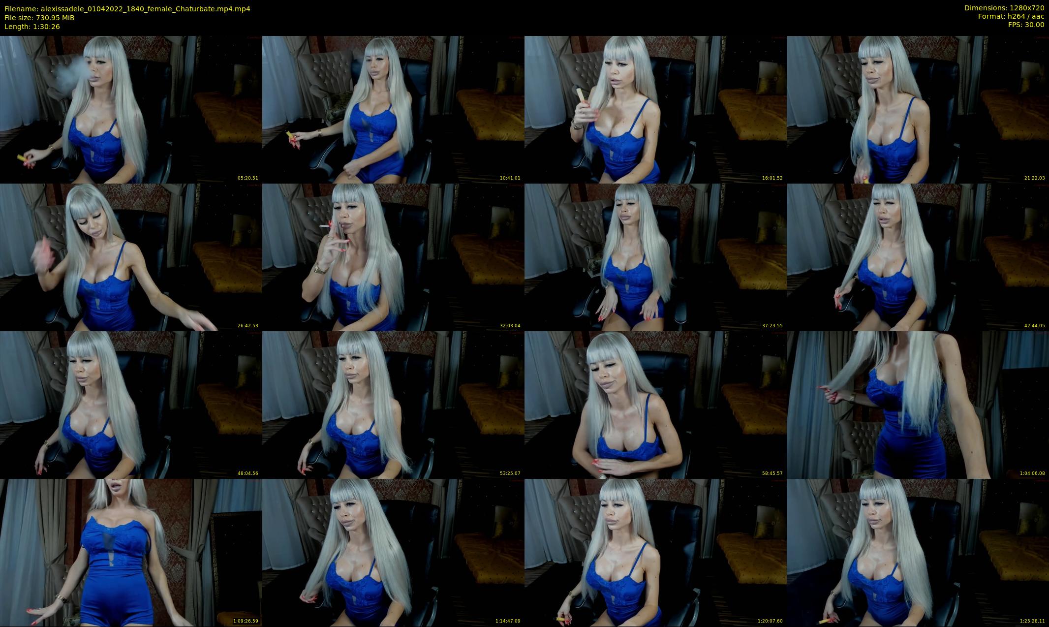 alexissadele — 91 minute Chaturbate female cam show recording, 720p, Apr 1, 2022