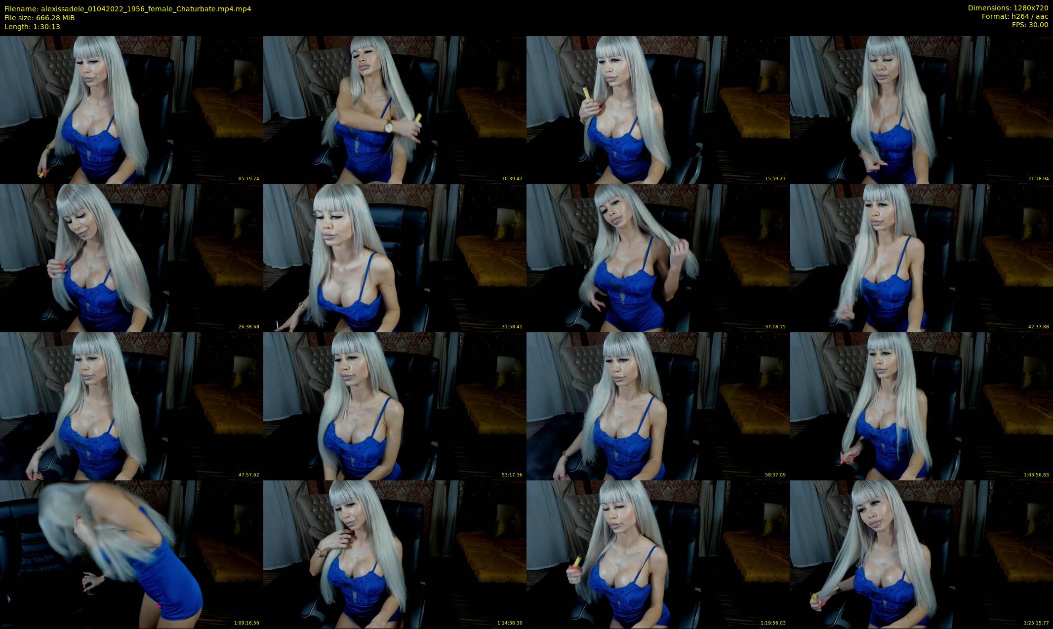 alexissadele — 91 minute Chaturbate female cam show recording, 720p, Apr 1, 2022