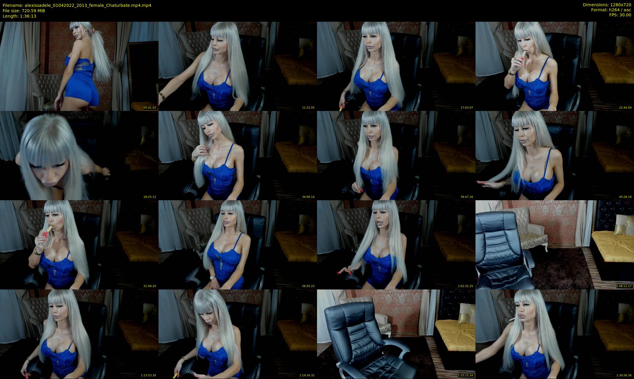 alexissadele — 97 minute Chaturbate female cam show recording, 720p, Apr 1, 2022