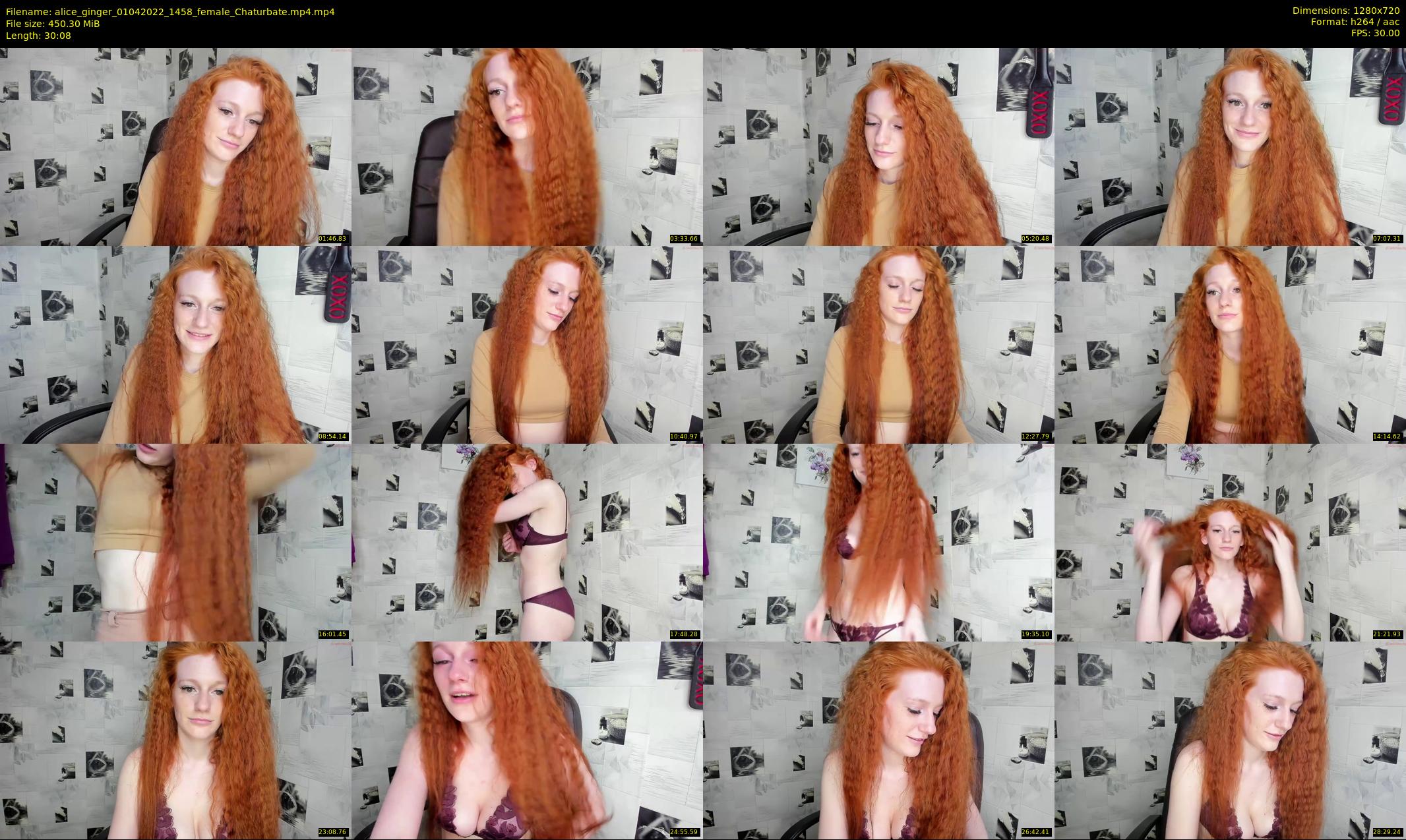 alice_ginger — 31 minute Chaturbate female cam show recording, 720p, Apr 1, 2022