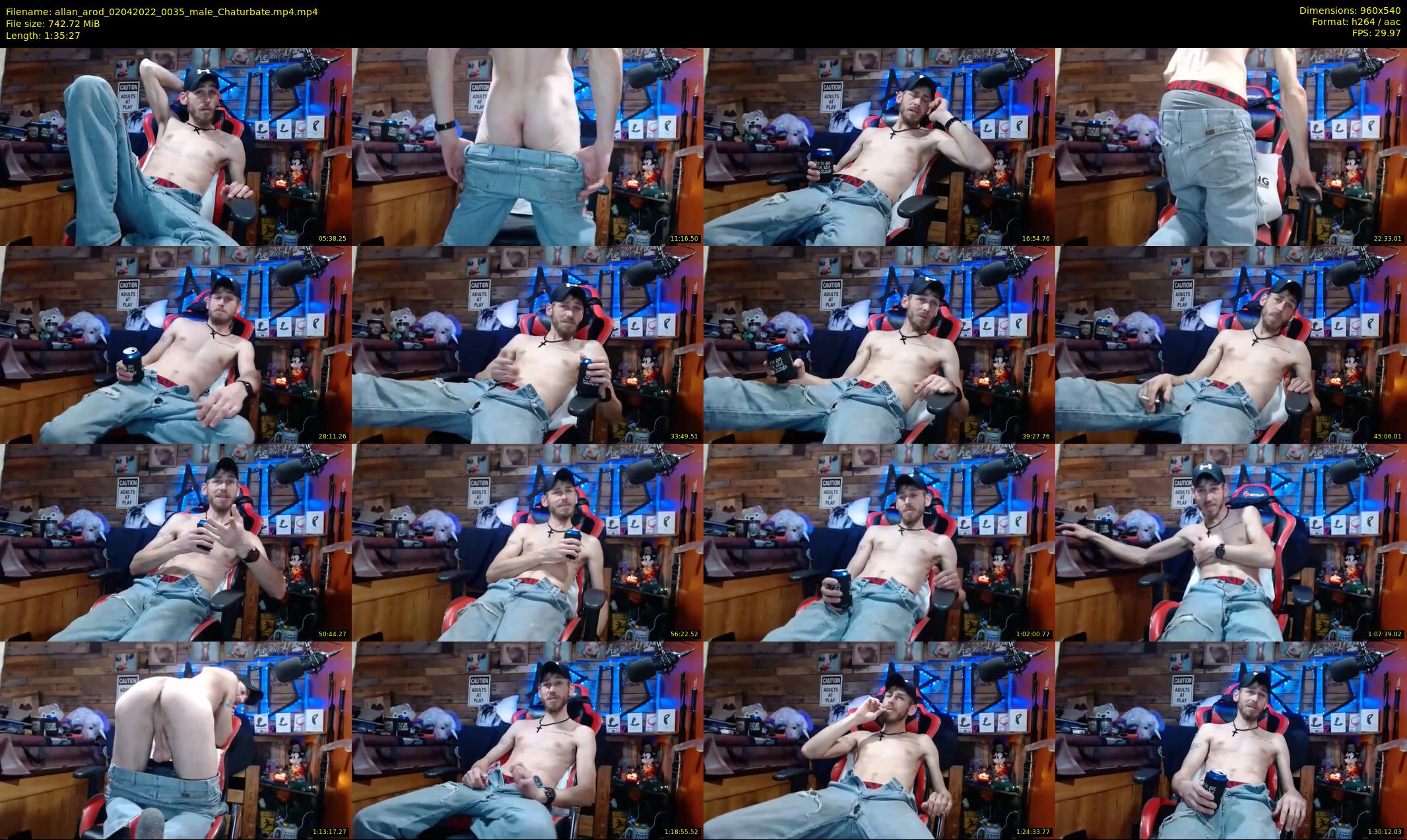 allan_arod — 96 minute Chaturbate male cam show recording, 480p, Apr 2, 2022