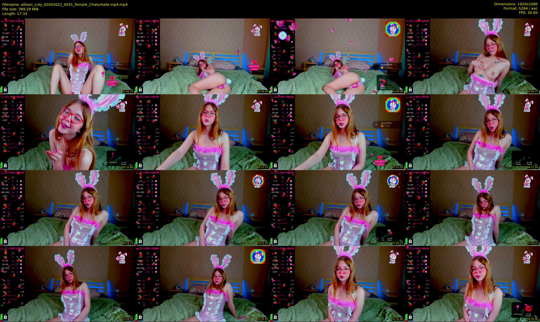 allison_cuty — 18 minute Chaturbate female cam show recording, 1080p, Apr 2, 2022