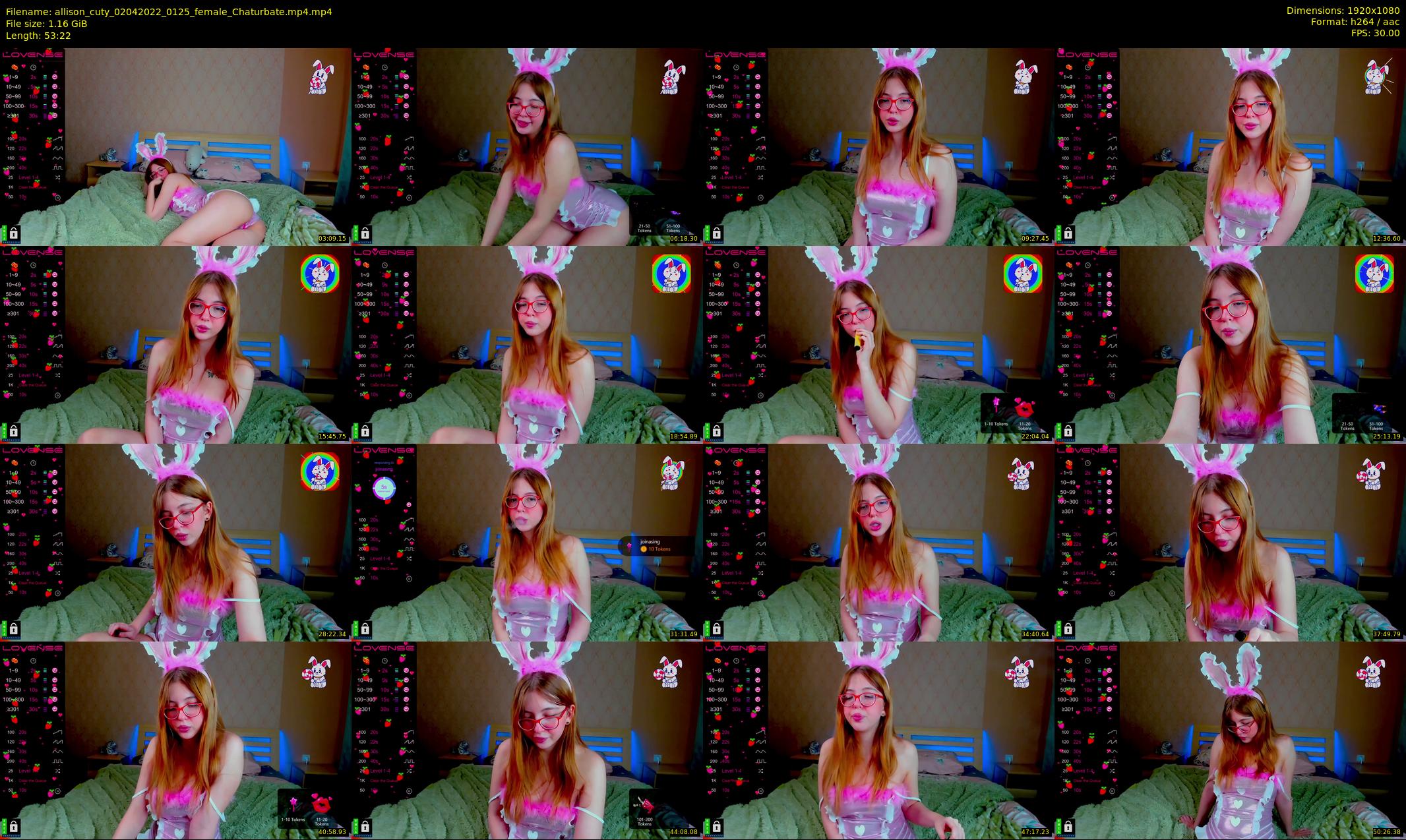 allison_cuty — 54 minute Chaturbate female cam show recording, 1080p, Apr 2, 2022