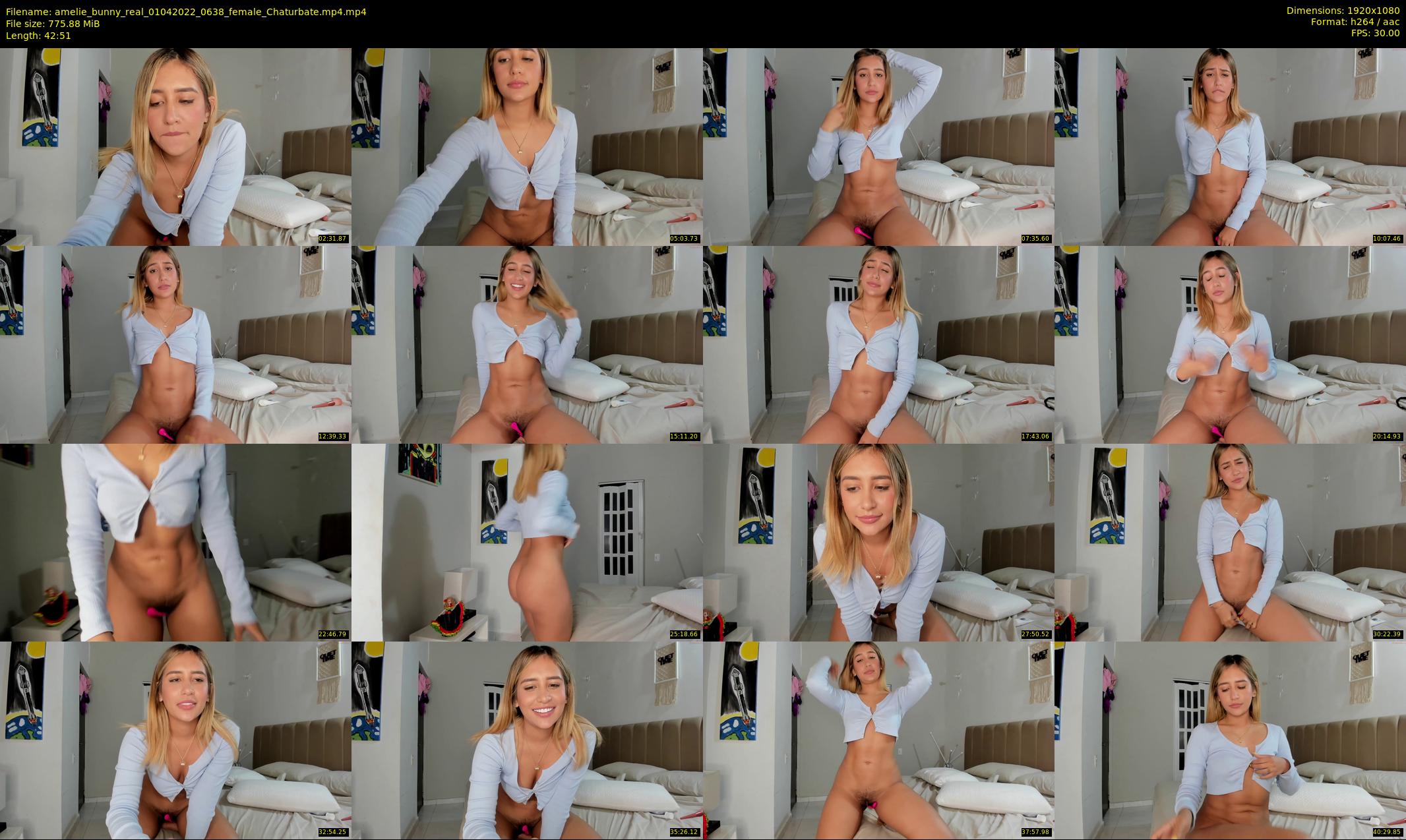 amelie_bunny_real — 43 minute Chaturbate female cam show recording, 1080p, Apr 1, 2022