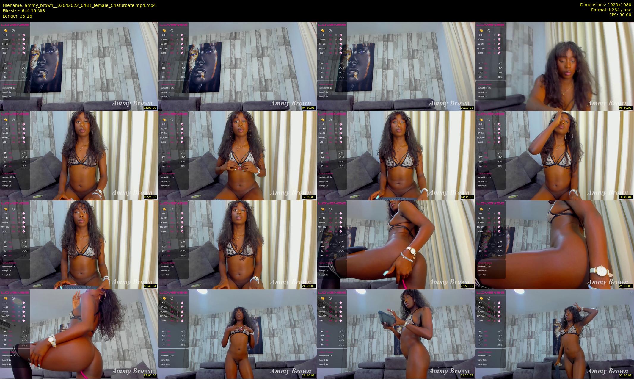 ammy_brown_ — 36 minute Chaturbate female cam show recording, 1080p, Apr 2, 2022