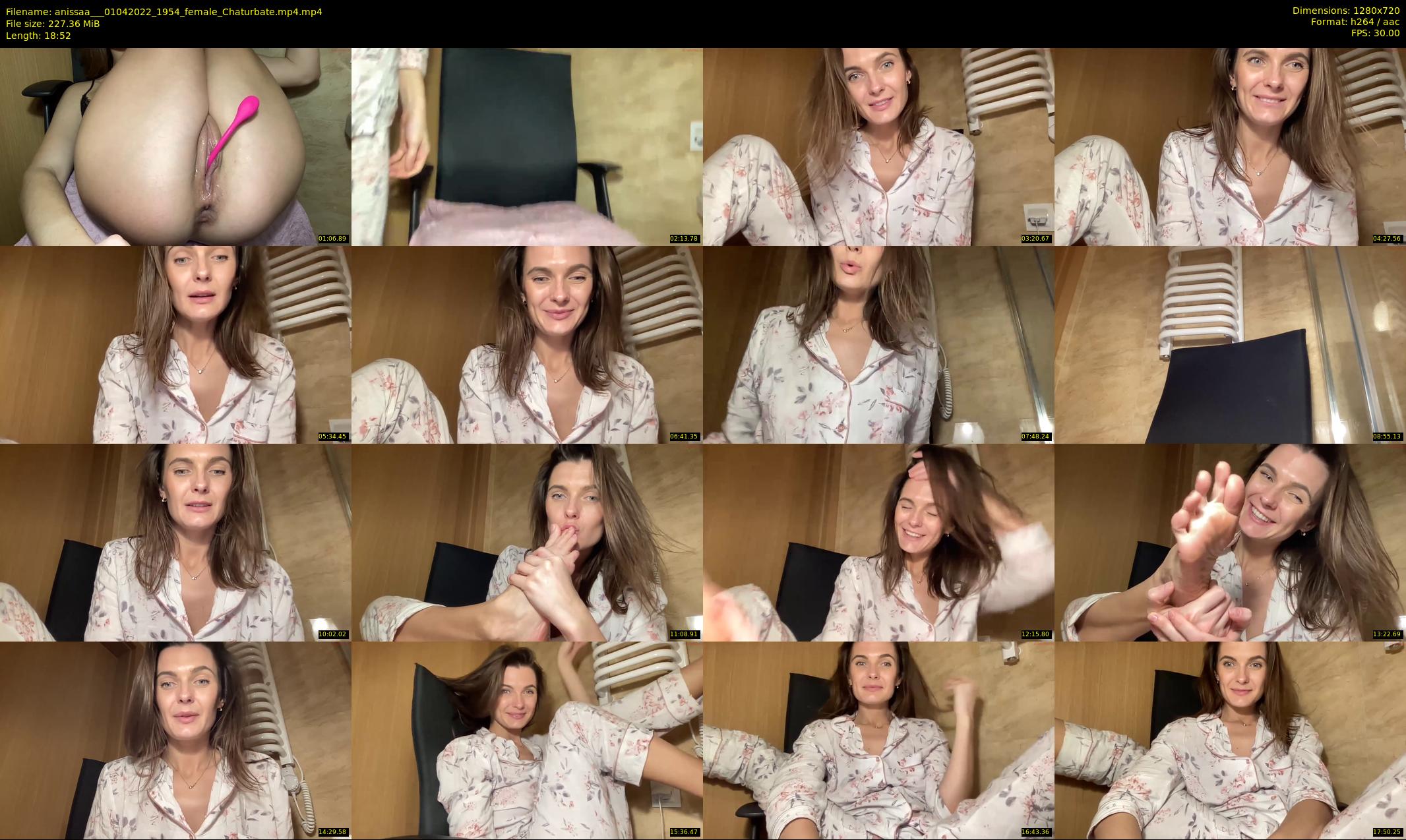 anissaa__ — 19 minute Chaturbate female cam show recording, 720p, Apr 1, 2022