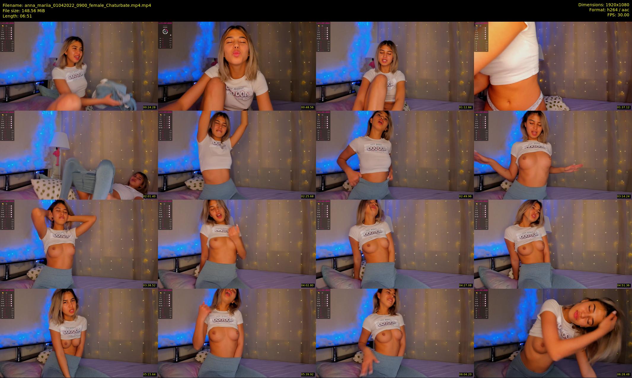 anna_mariia — 7 minute Chaturbate couple cam show recording, 1080p, Apr 1, 2022