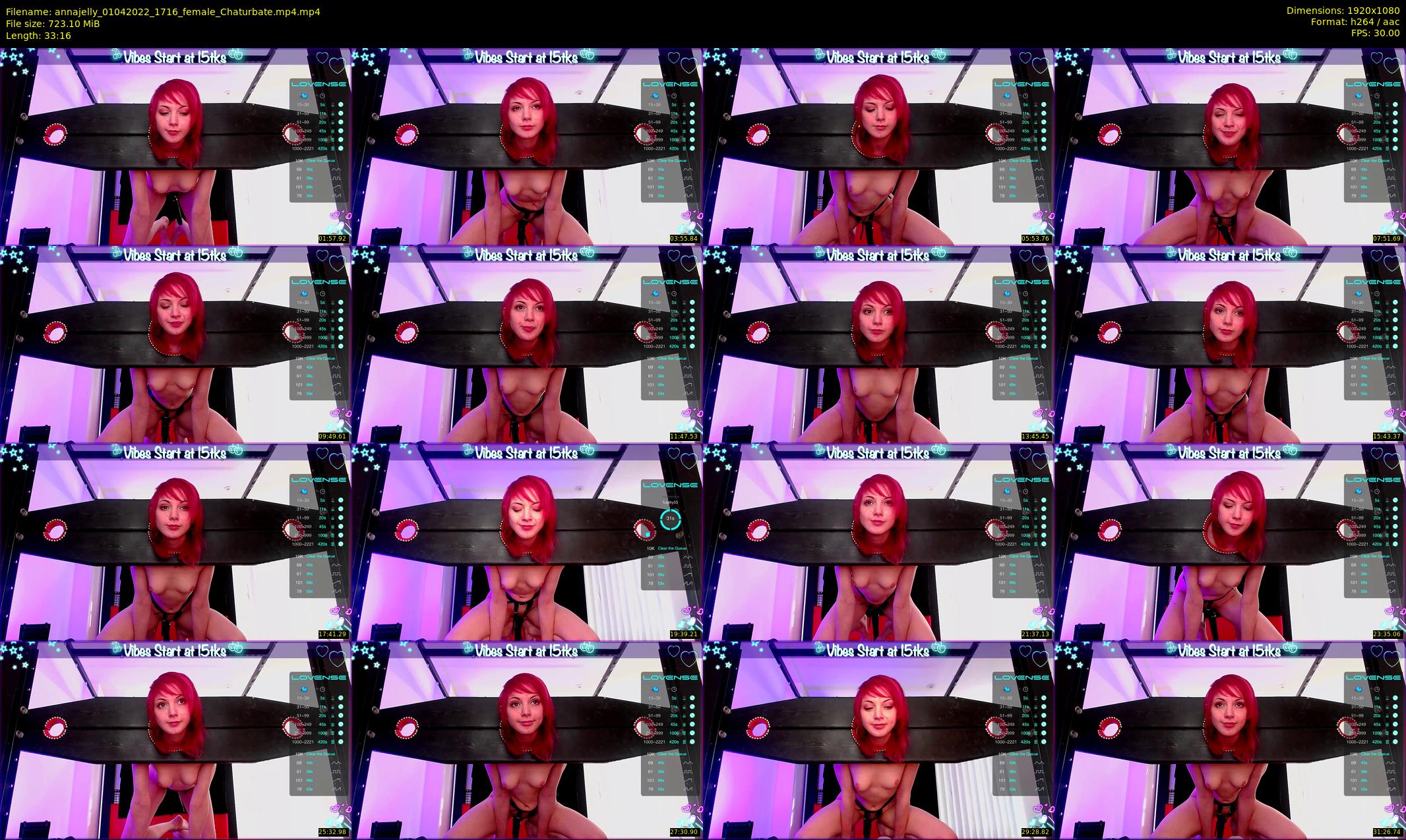 annajelly — 34 minute Chaturbate couple cam show recording, 1080p, Apr 1, 2022