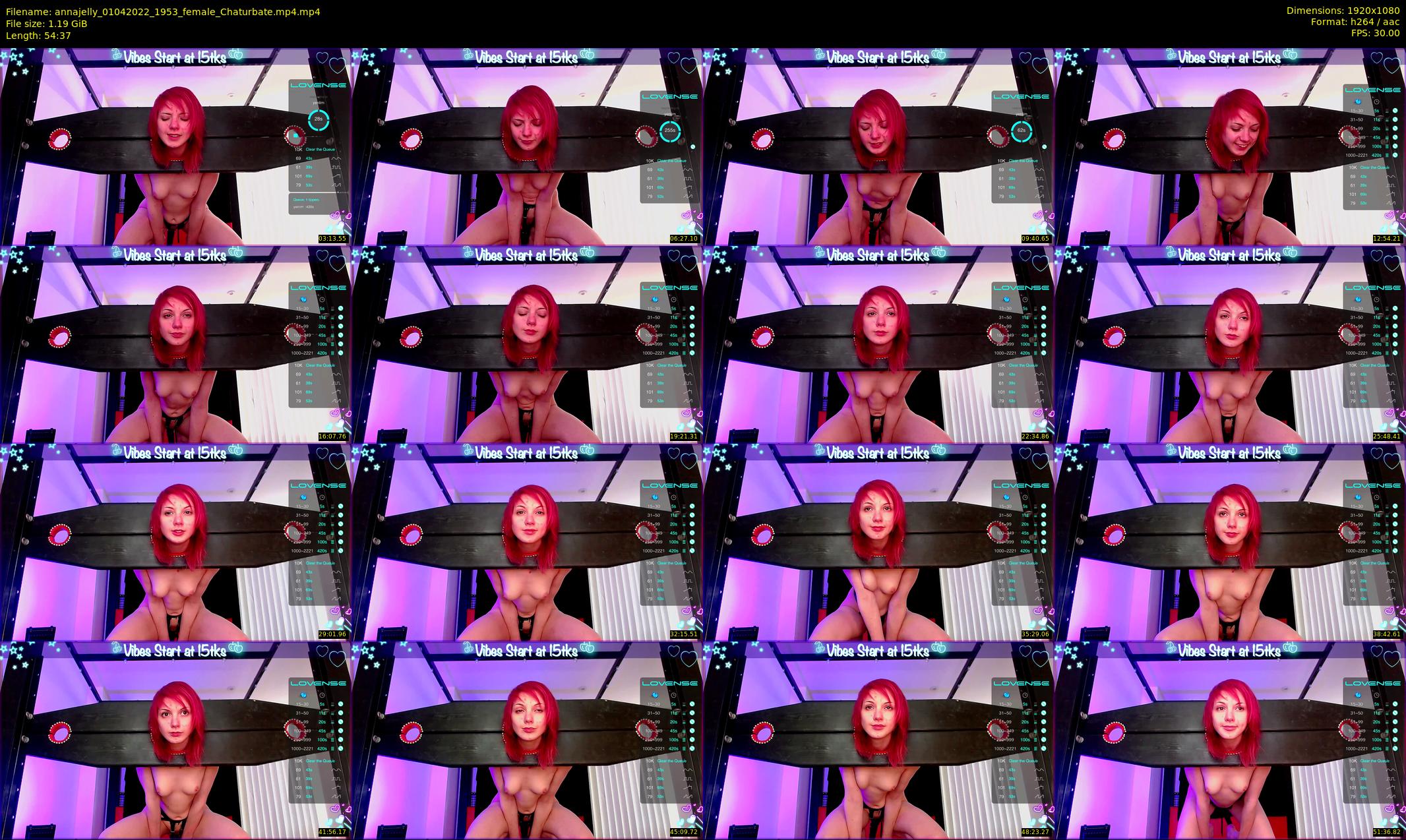 annajelly — 55 minute Chaturbate couple cam show recording, 1080p, Apr 1, 2022