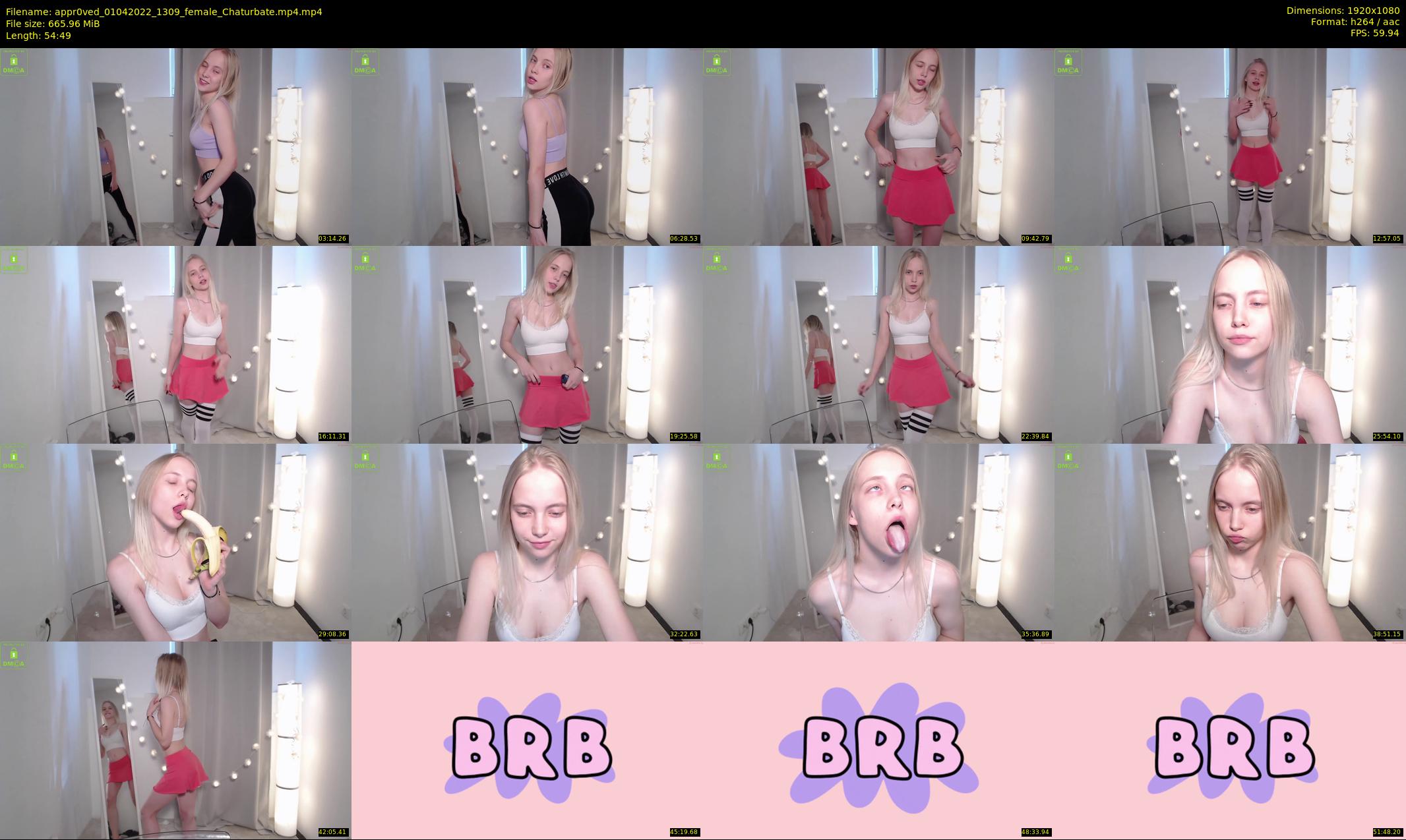 appr0ved — 55 minute Chaturbate female cam show recording, 1080p, Apr 1, 2022