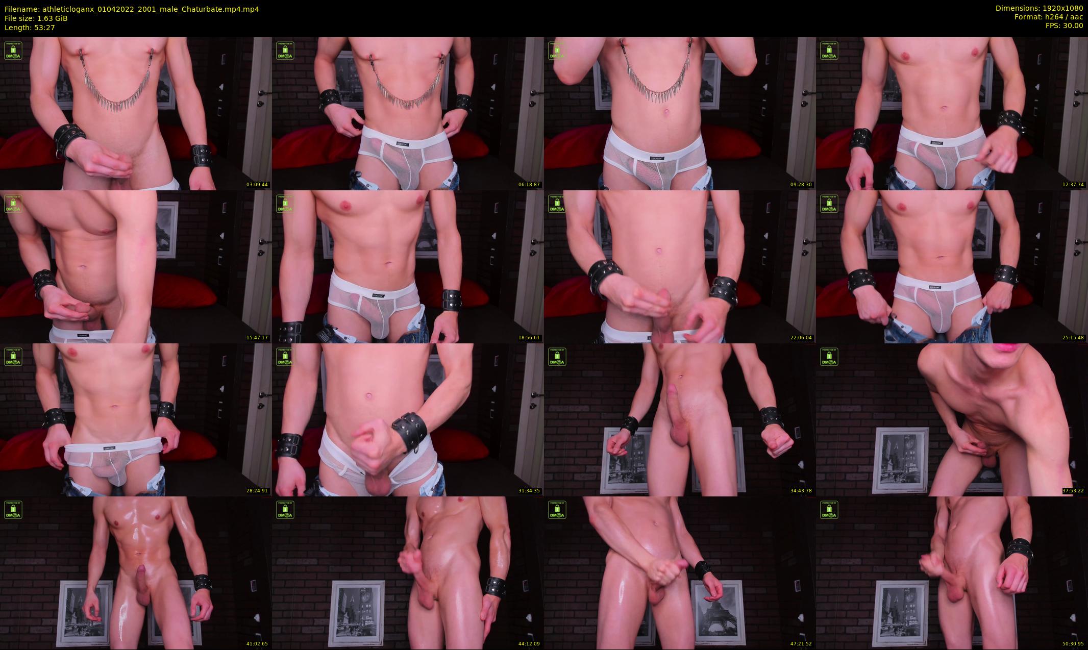 athleticloganx — 54 minute Chaturbate male cam show recording, 1080p, Apr 1, 2022