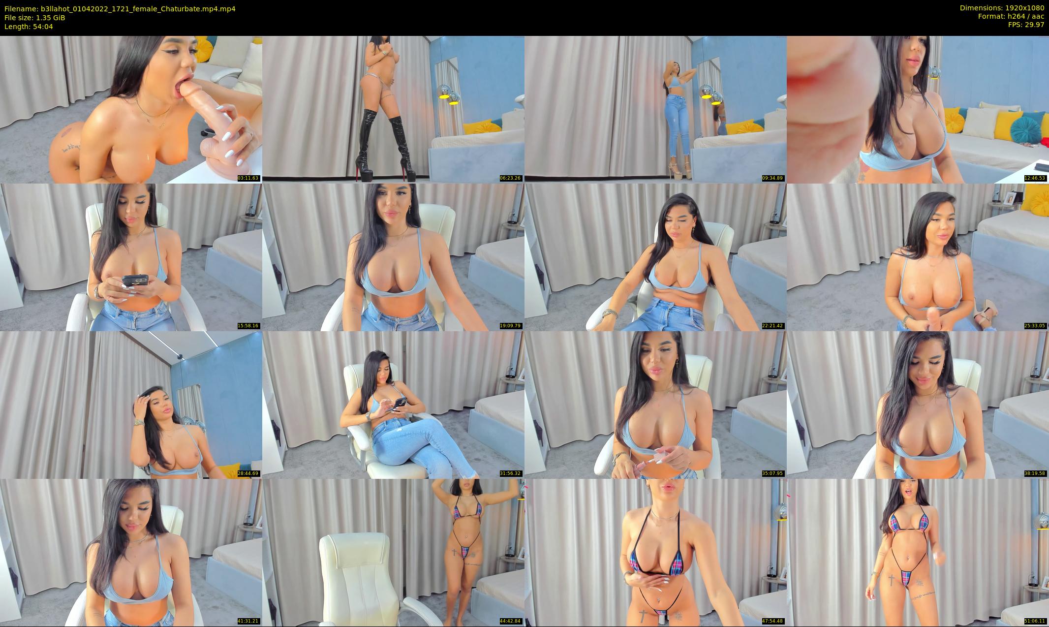 b3llahot — 55 minute Chaturbate female cam show recording, 1080p, Apr 1, 2022