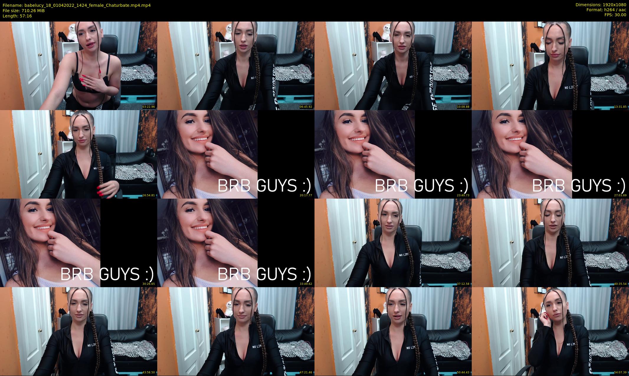 babelucy_18 — 58 minute Chaturbate female cam show recording, 1080p, Apr 1, 2022