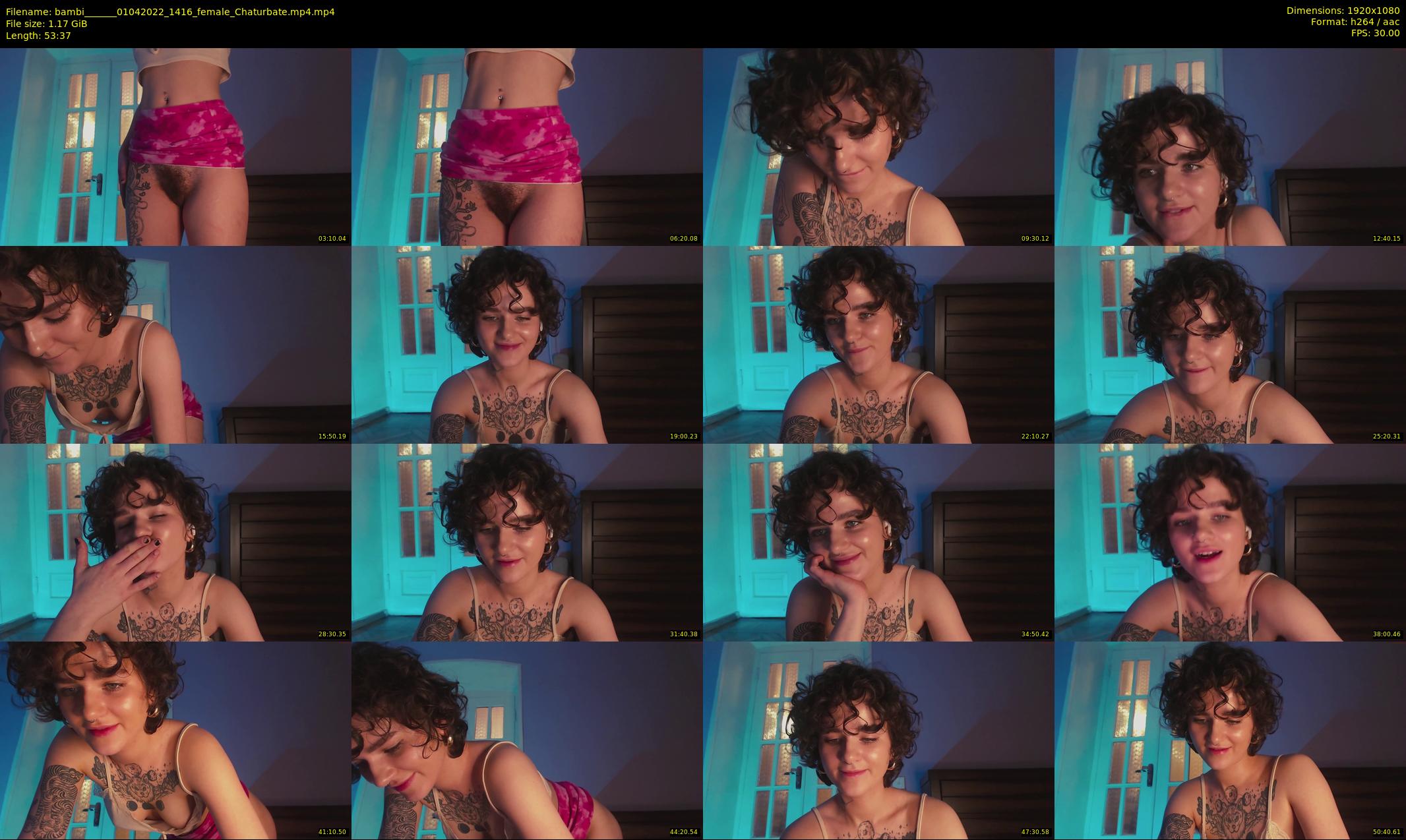 bambi______ — 54 minute Chaturbate female cam show recording, 1080p, Apr 1, 2022