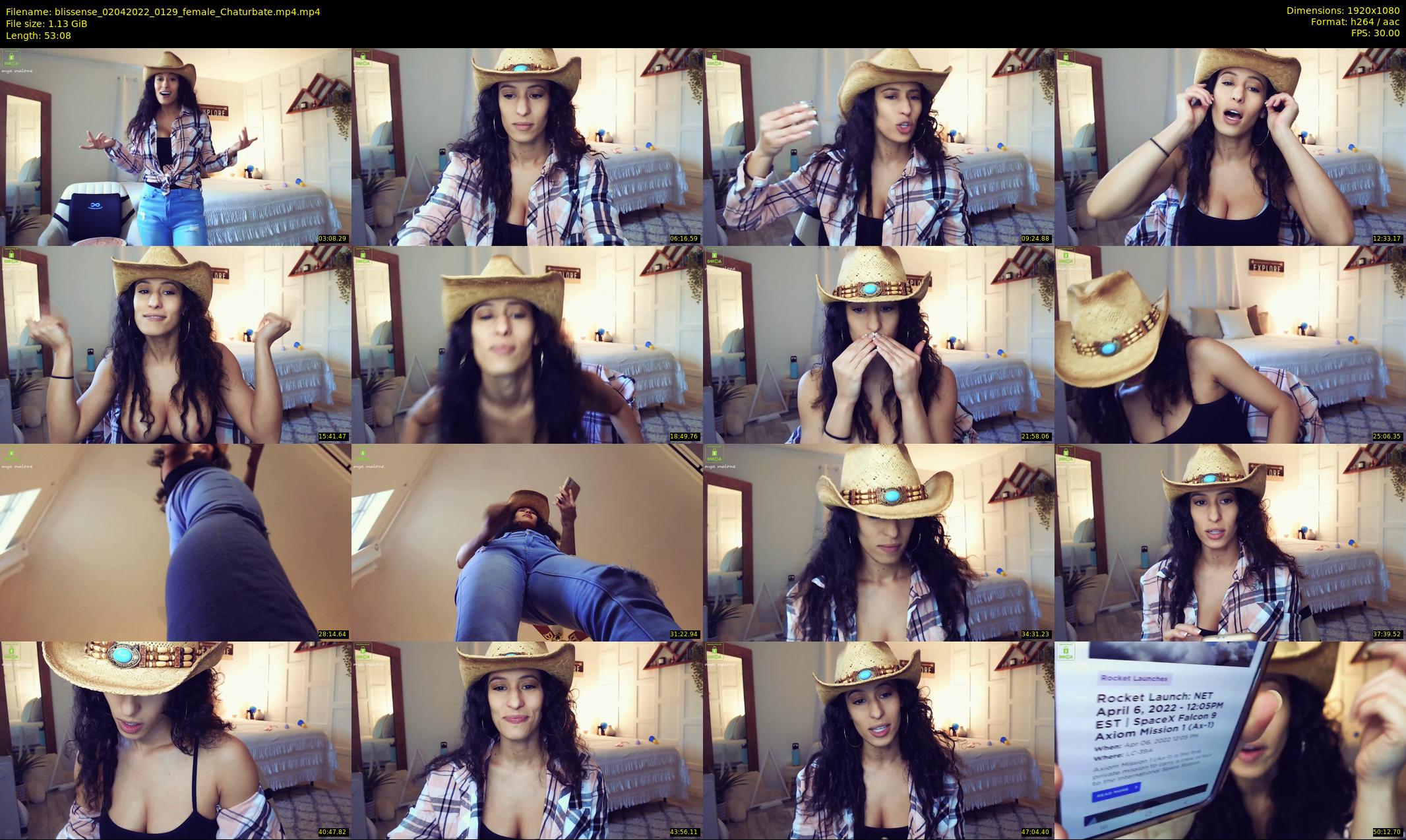 blissense — 54 minute Chaturbate female cam show recording, 1080p, Apr 2, 2022