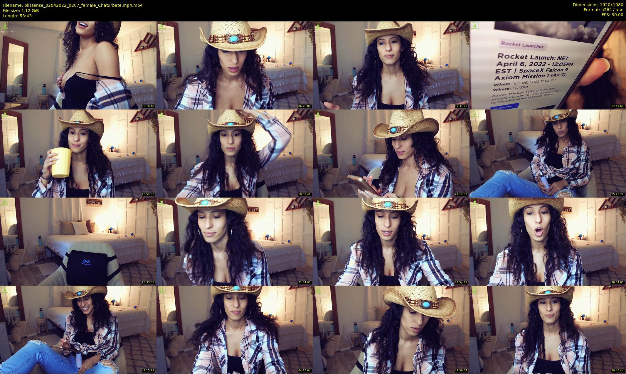 blissense — 54 minute Chaturbate female cam show recording, 1080p, Apr 2, 2022