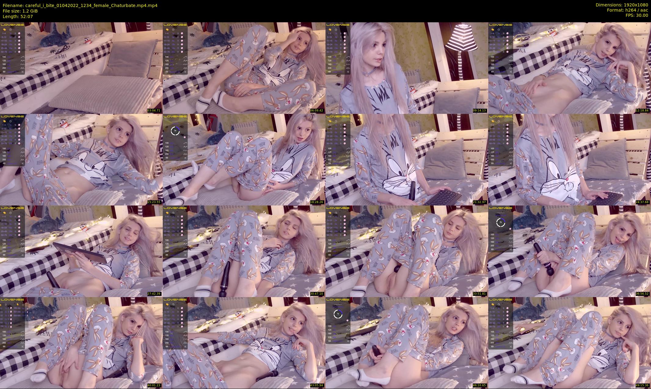 careful_i_bite — 53 minute Chaturbate female cam show recording, 1080p, Apr 1, 2022