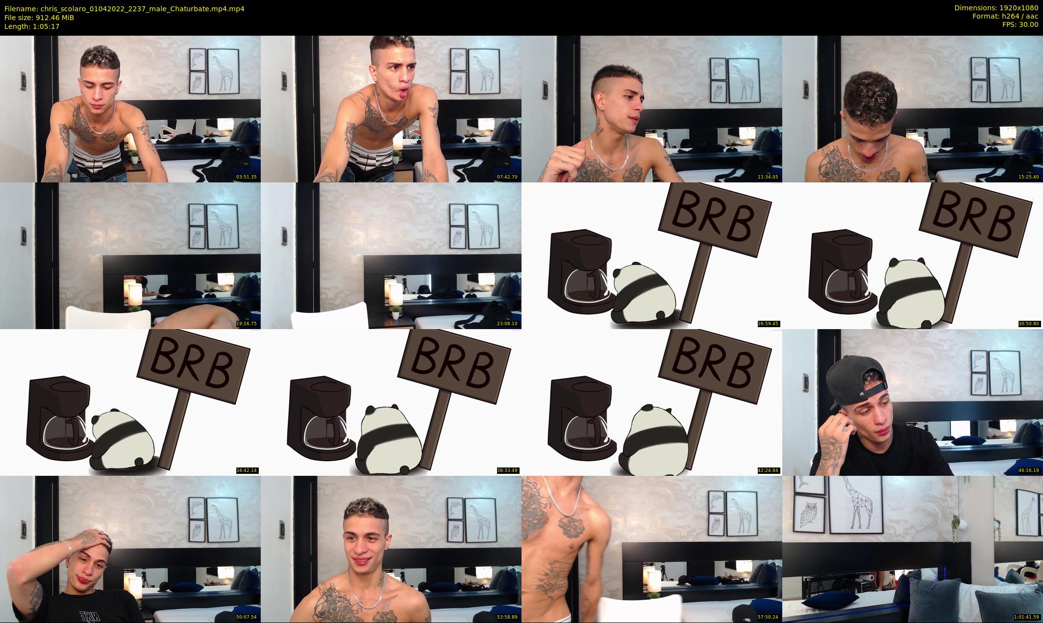 chris_scolaro — 66 minute Chaturbate male cam show recording, 1080p, Apr 1, 2022