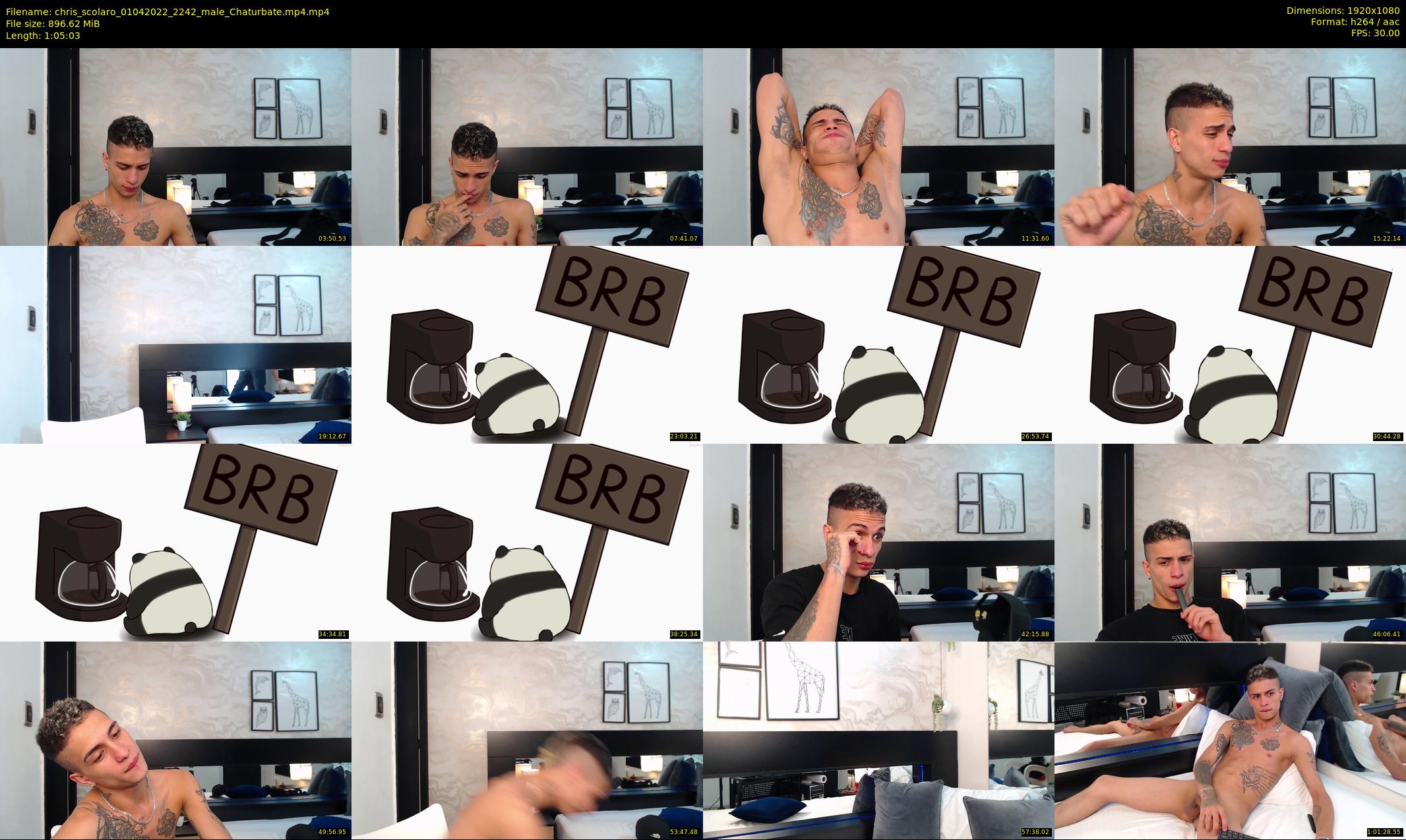 chris_scolaro — 66 minute Chaturbate male cam show recording, 1080p, Apr 1, 2022