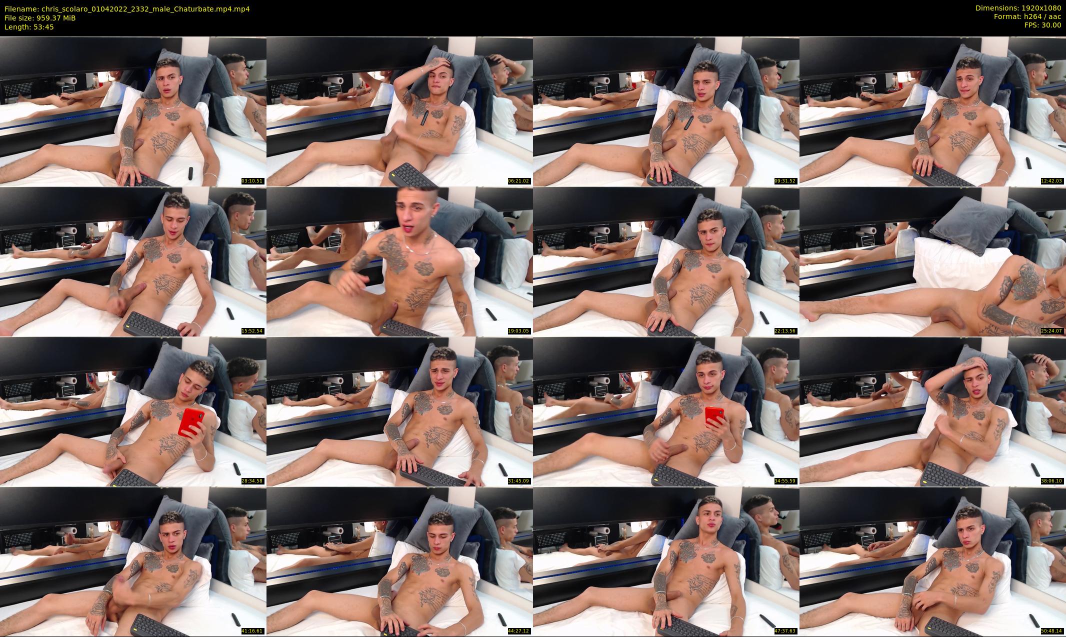 chris_scolaro — 54 minute Chaturbate male cam show recording, 1080p, Apr 1, 2022