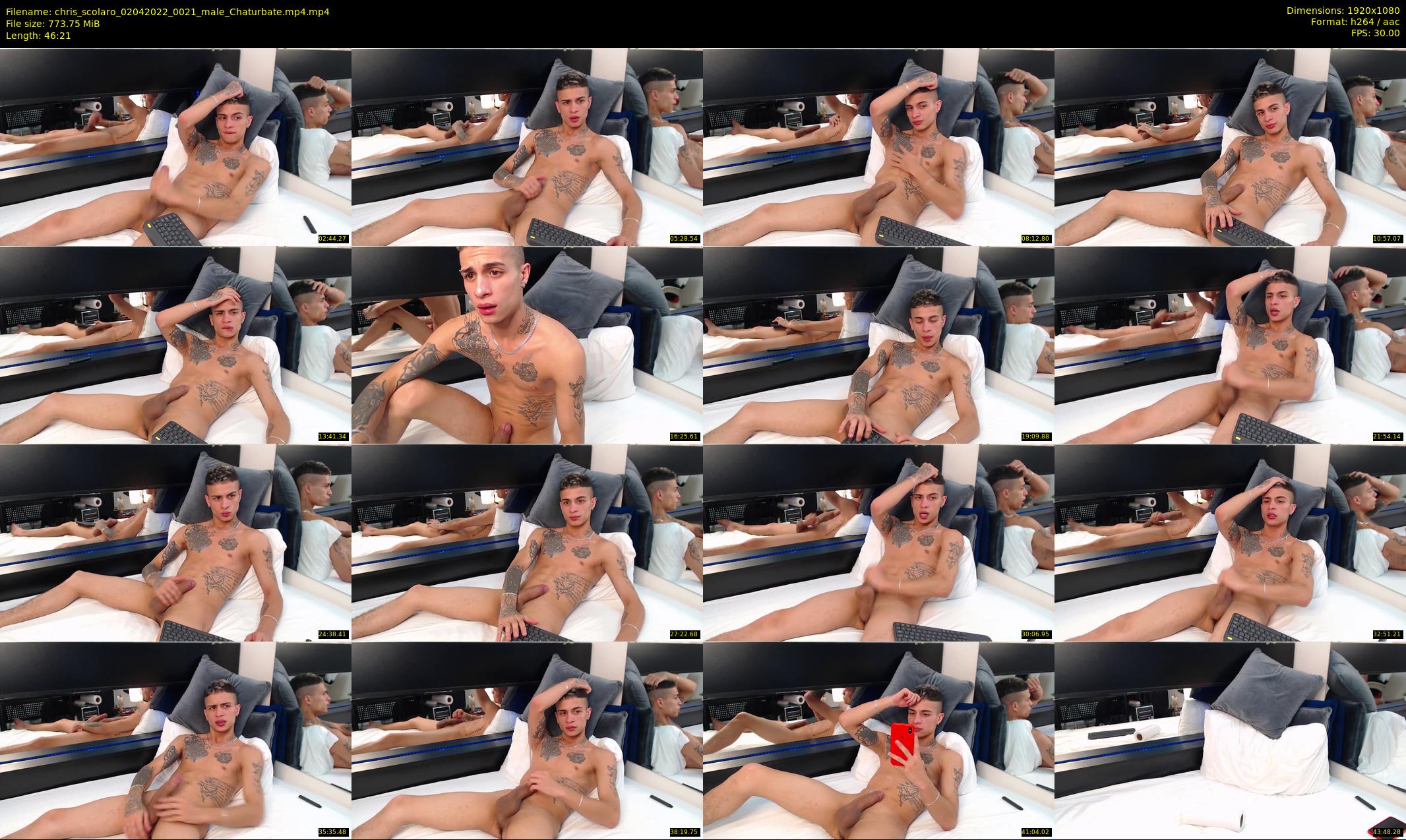chris_scolaro — 47 minute Chaturbate male cam show recording, 1080p, Apr 2, 2022