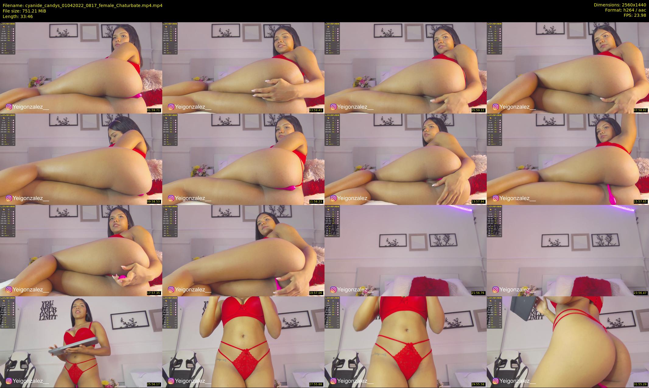 cyanide_candys — 34 minute Chaturbate female cam show recording, 1080p, Apr 1, 2022