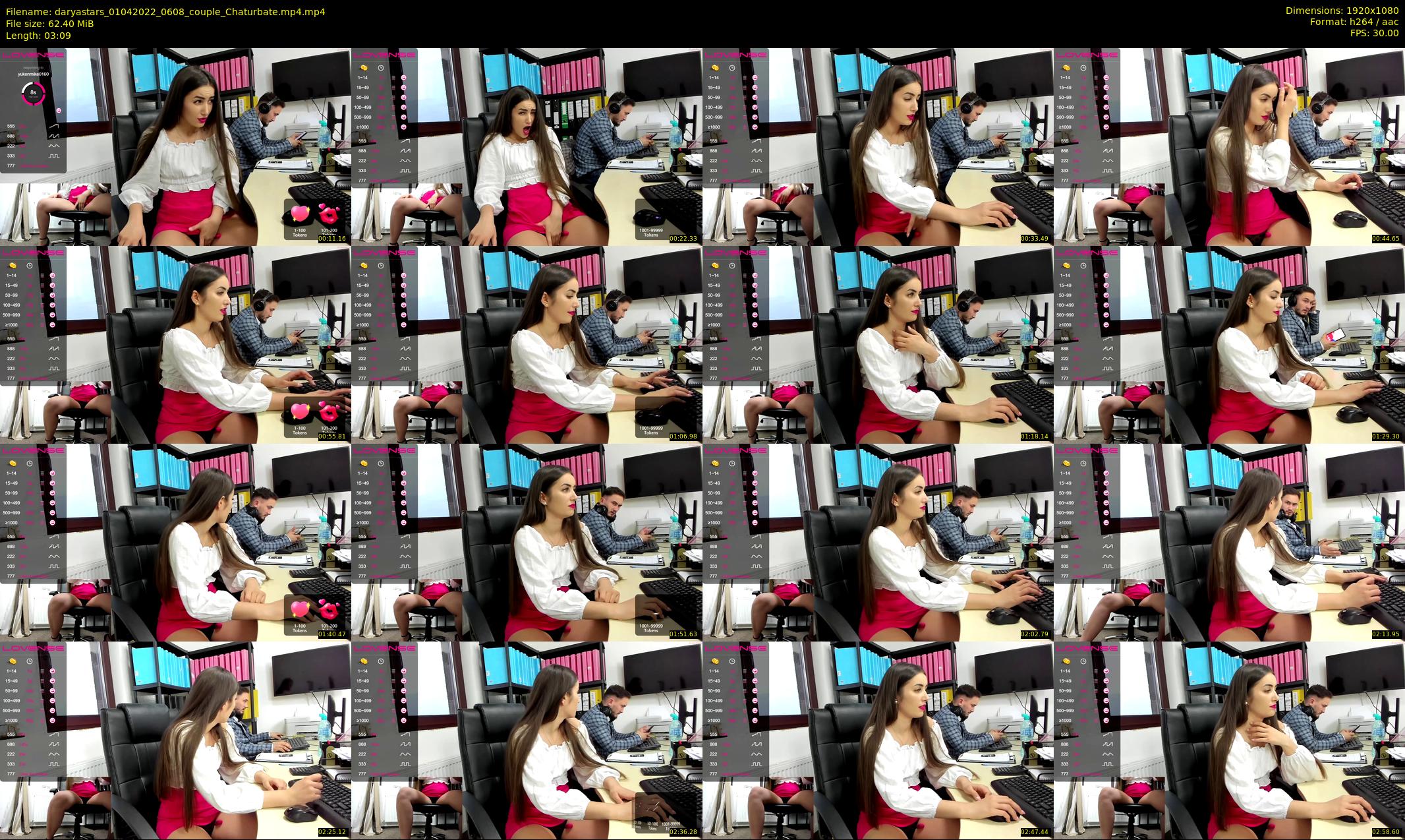daryastars — 4 minute Chaturbate couple cam show recording, 1080p, Apr 1, 2022