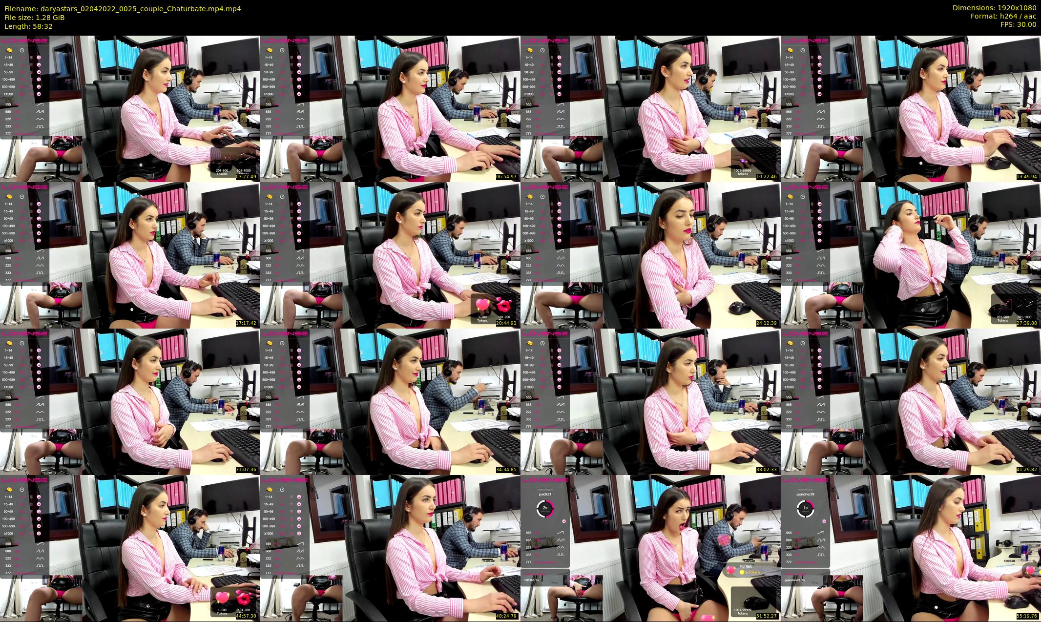 daryastars — 59 minute Chaturbate couple cam show recording, 1080p, Apr 2, 2022