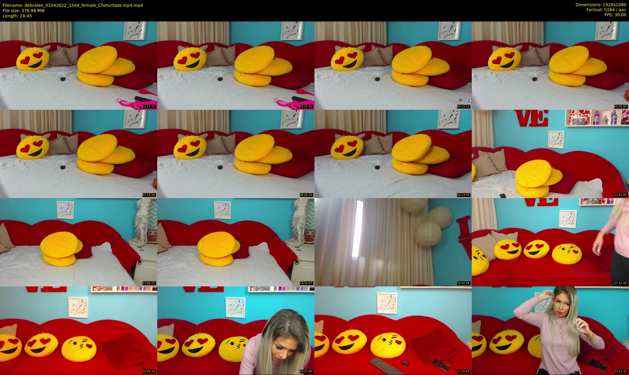 debralee — 25 minute Chaturbate female cam show recording, 1080p, Apr 1, 2022