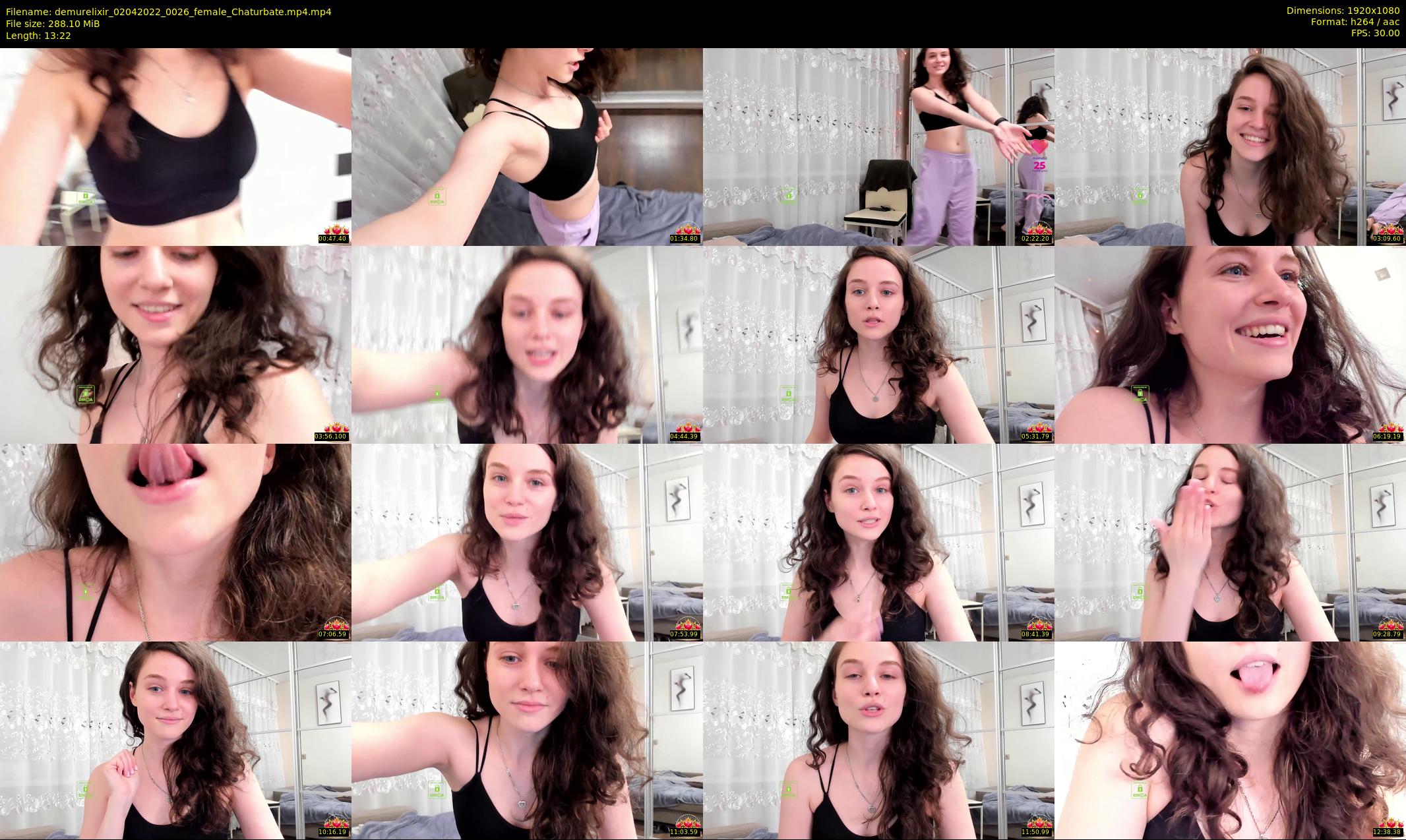 demurelixir — 14 minute Chaturbate female cam show recording, 1080p, Apr 2, 2022