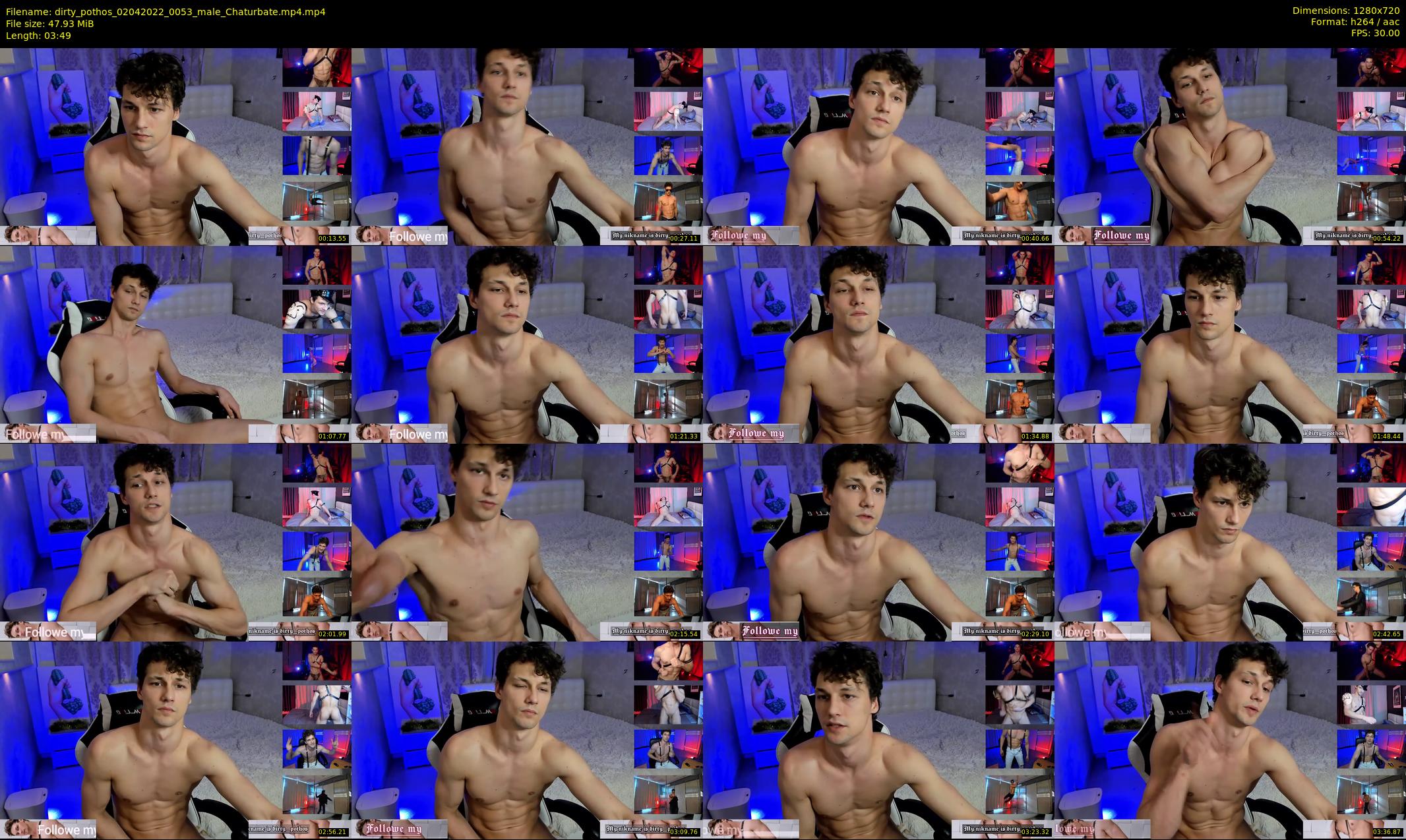 dirty_pothos — 4 minute Chaturbate male cam show recording, 720p, Apr 2, 2022