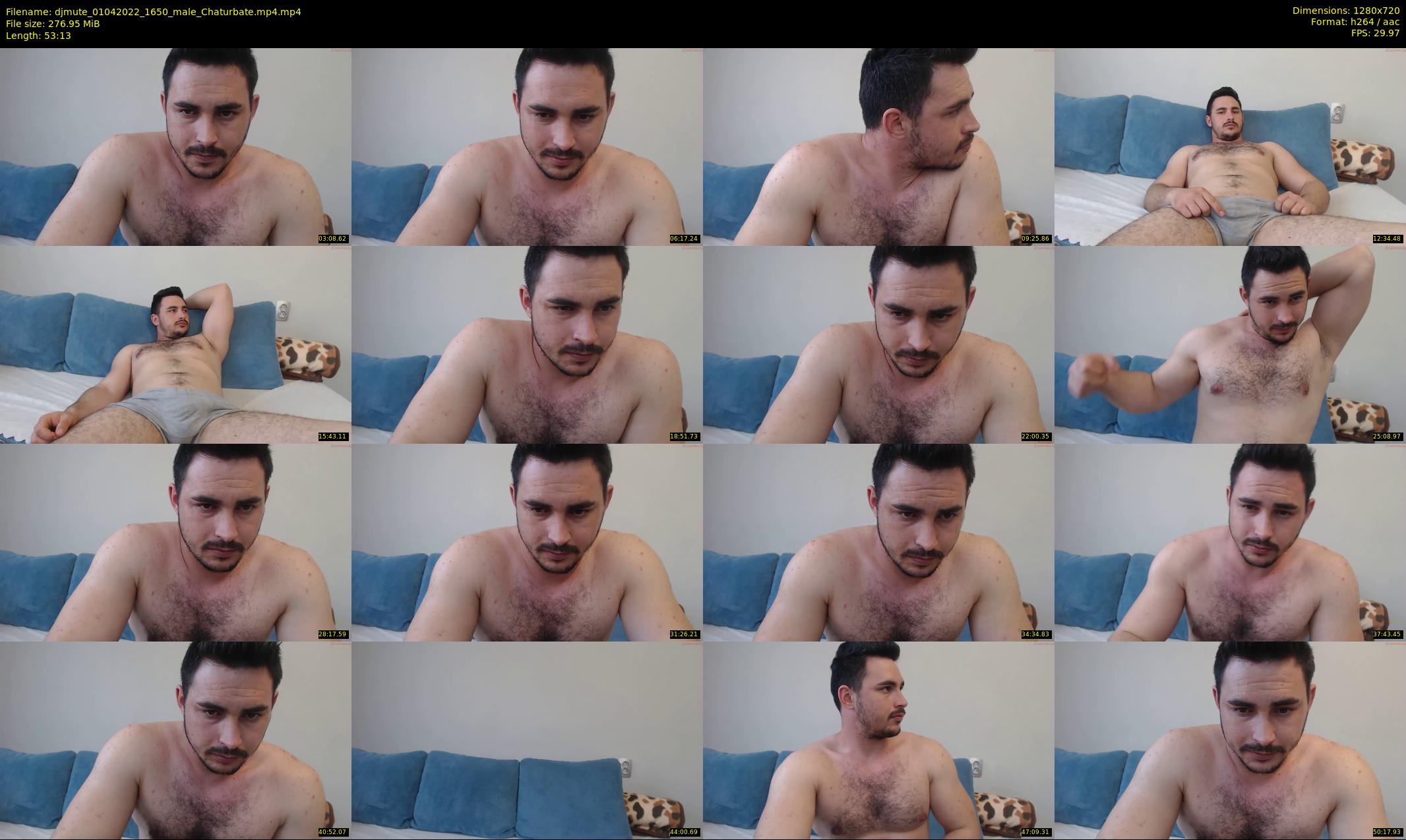 djmute — 54 minute Chaturbate male cam show recording, 720p, Apr 1, 2022