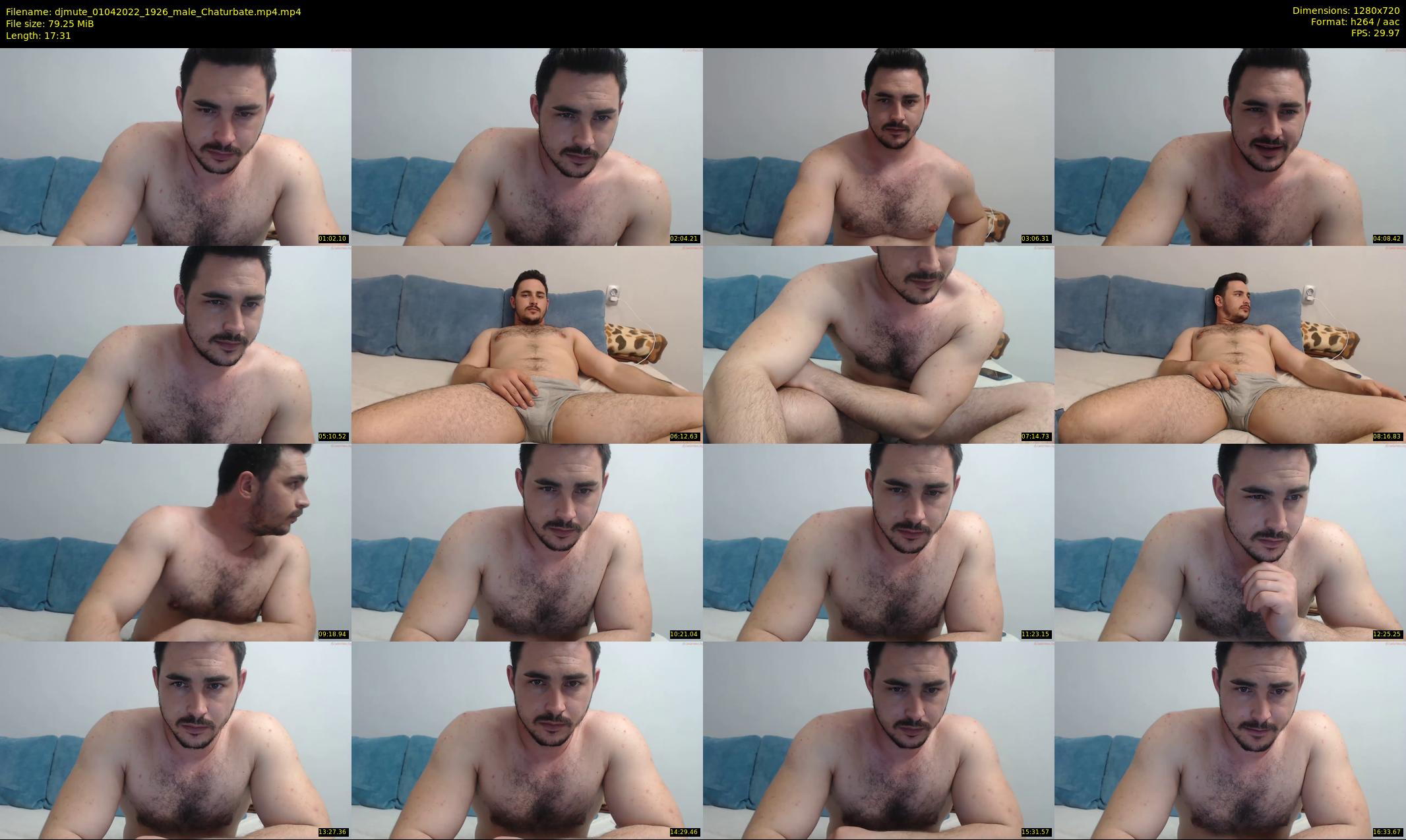 djmute — 18 minute Chaturbate male cam show recording, 720p, Apr 1, 2022