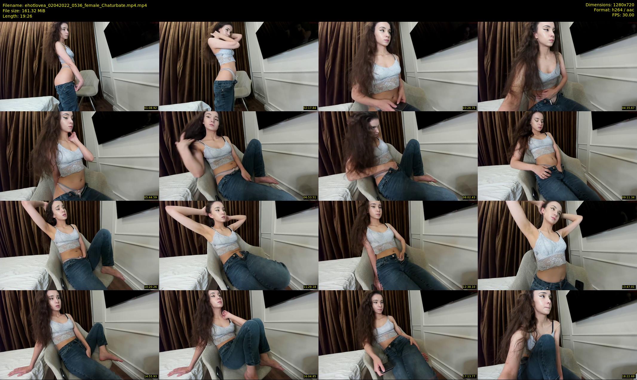 ehotlovea — 20 minute Chaturbate female cam show recording, 720p, Apr 2, 2022