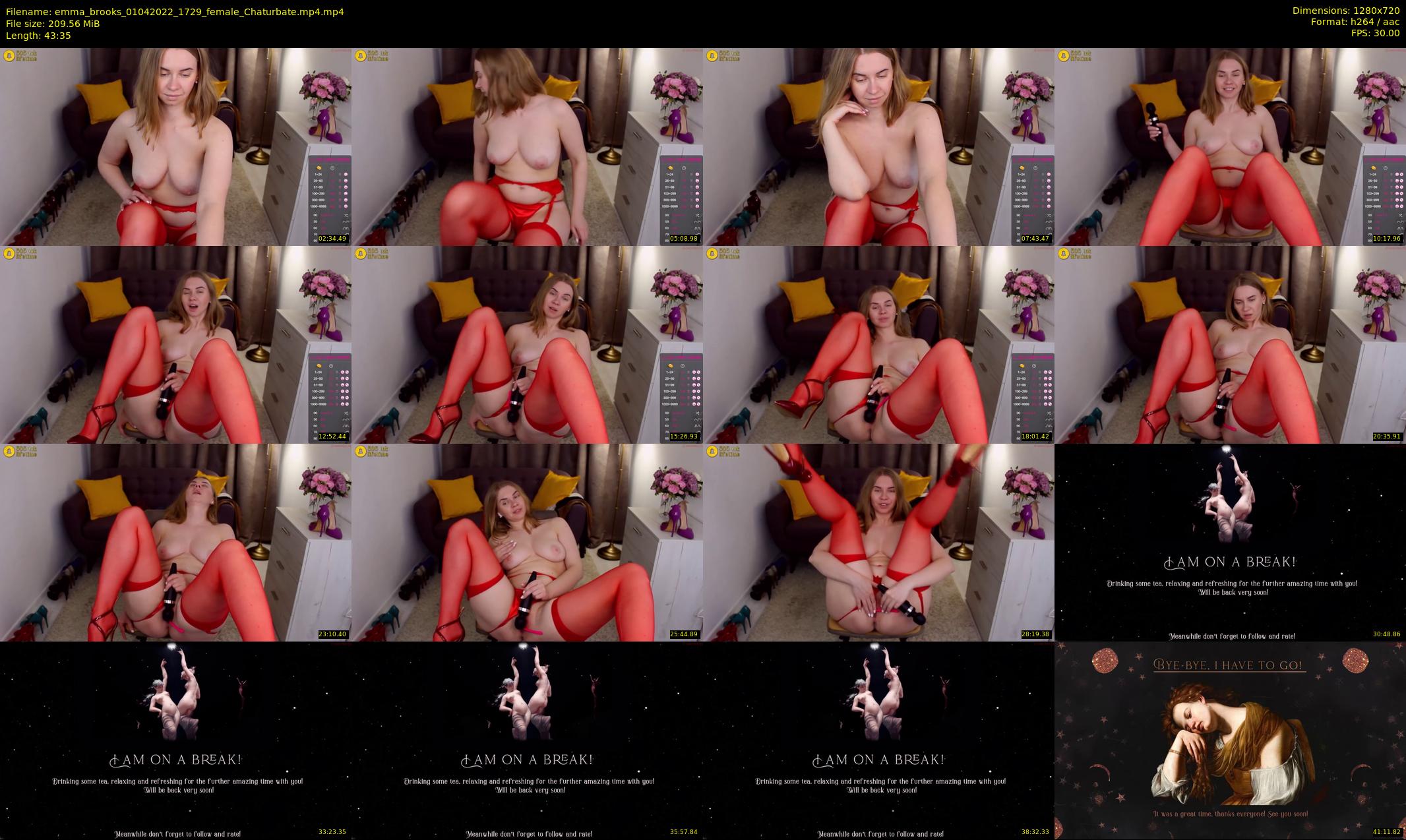 emma_brooks — 44 minute Chaturbate female cam show recording, 720p, Apr 1, 2022
