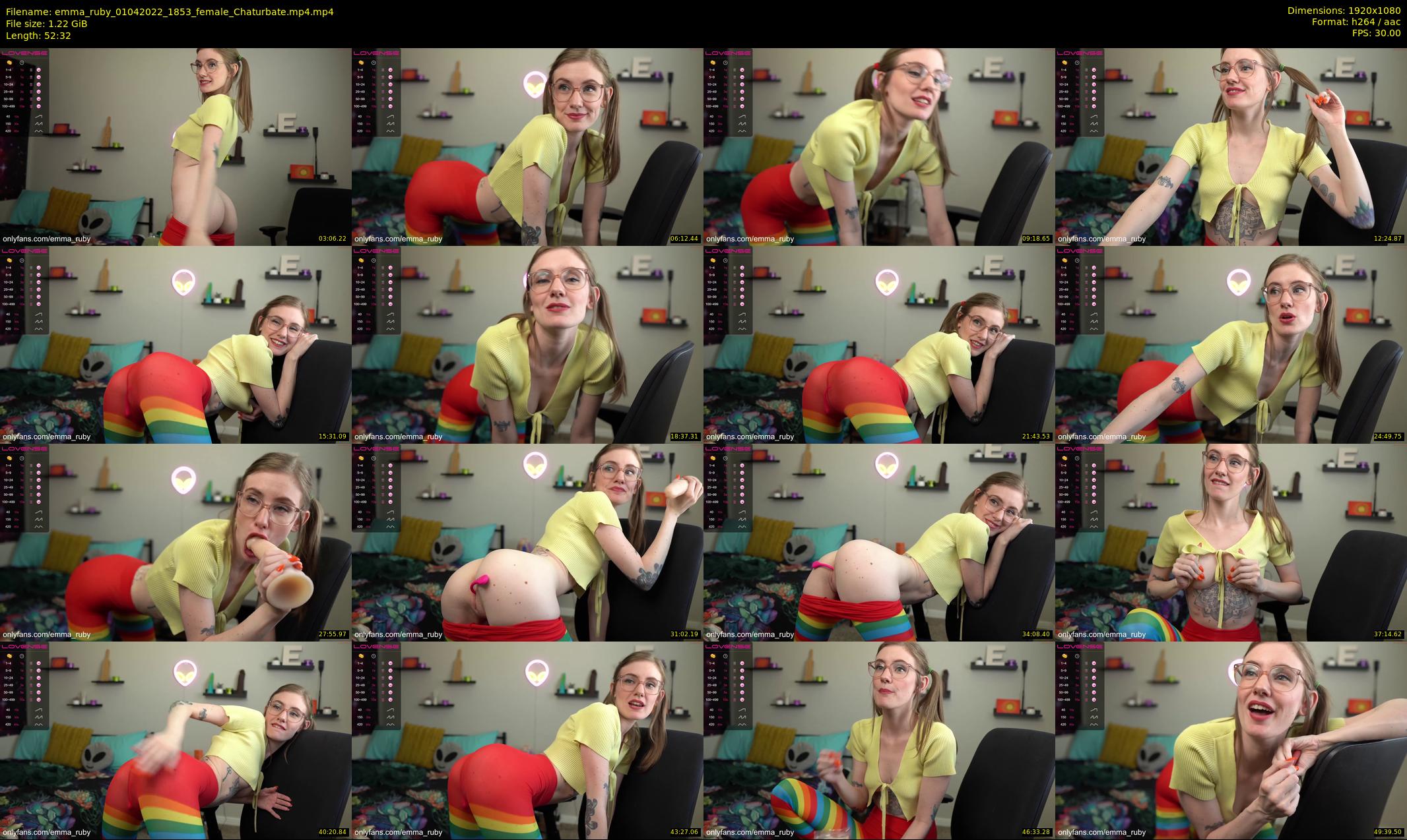 emma_ruby — 53 minute Chaturbate female cam show recording, 1080p, Apr 1, 2022