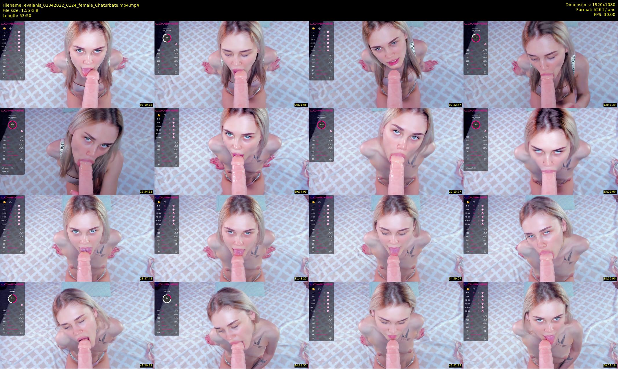 evalanis — 54 minute Chaturbate couple cam show recording, 1080p, Apr 2, 2022