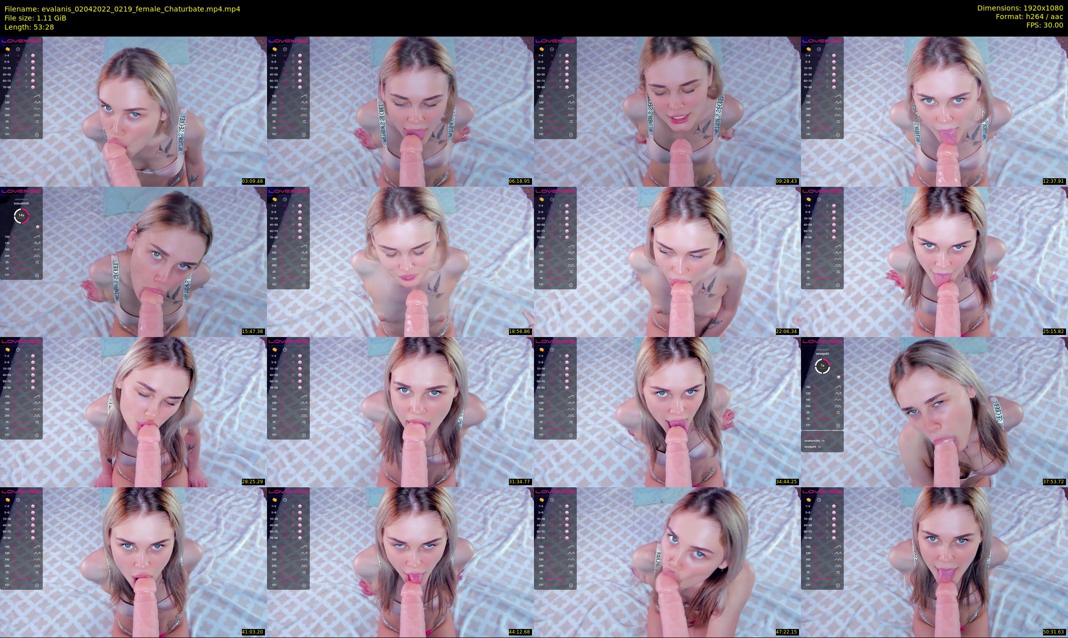 evalanis — 54 minute Chaturbate couple cam show recording, 1080p, Apr 2, 2022