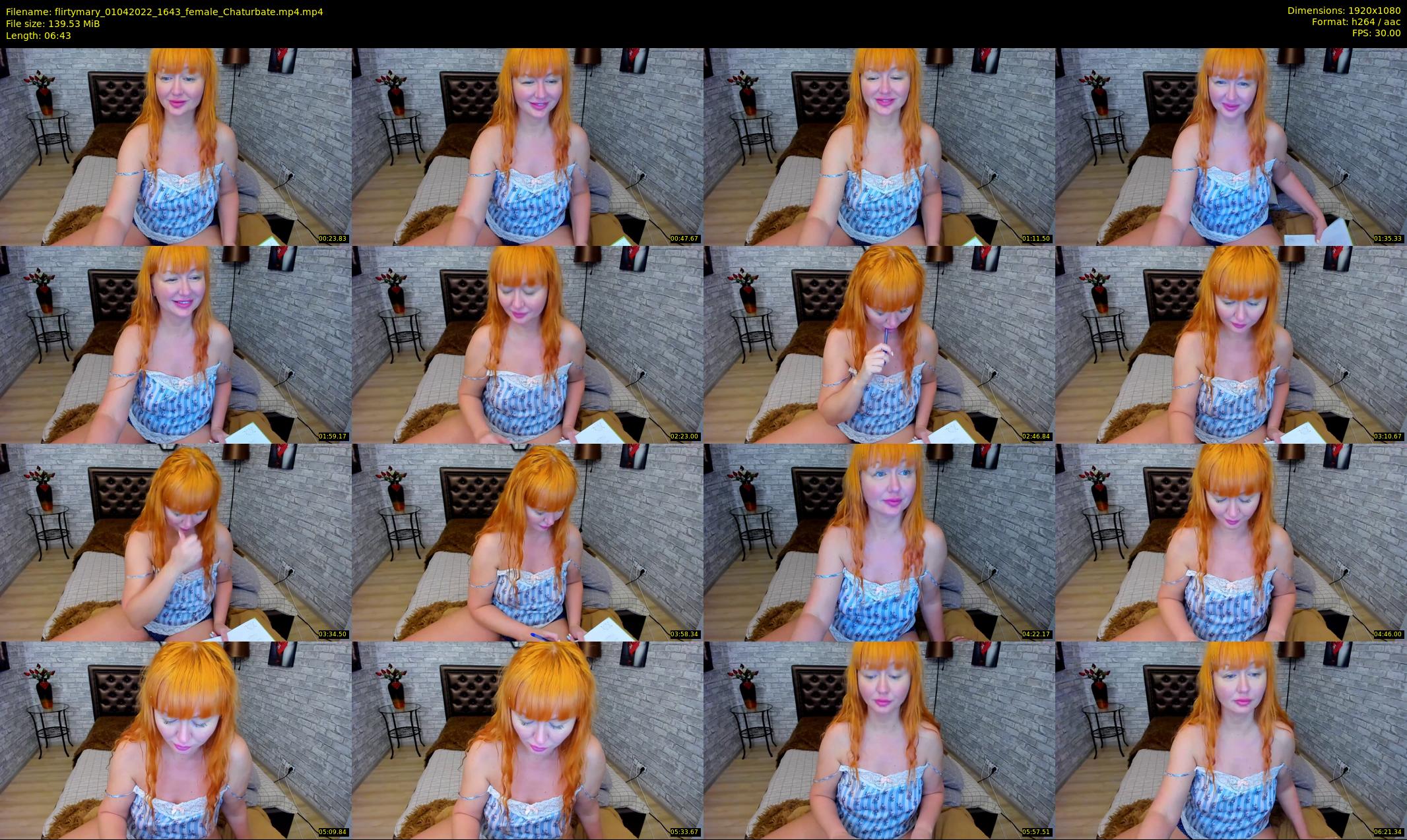 flirtymary — 7 minute Chaturbate female cam show recording, 1080p, Apr 1, 2022