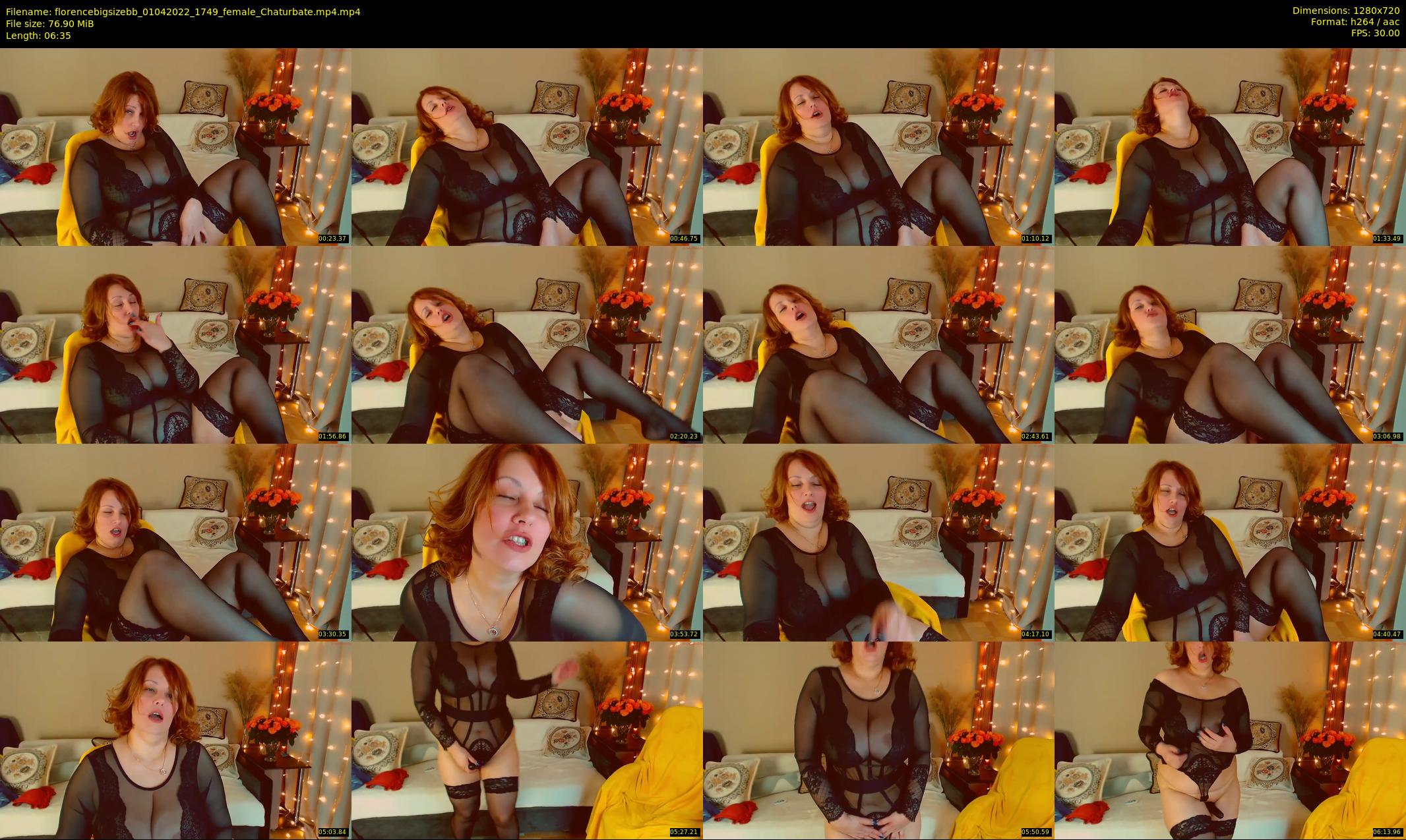 florencebigsizebb — 7 minute Chaturbate female cam show recording, 720p, Apr 1, 2022
