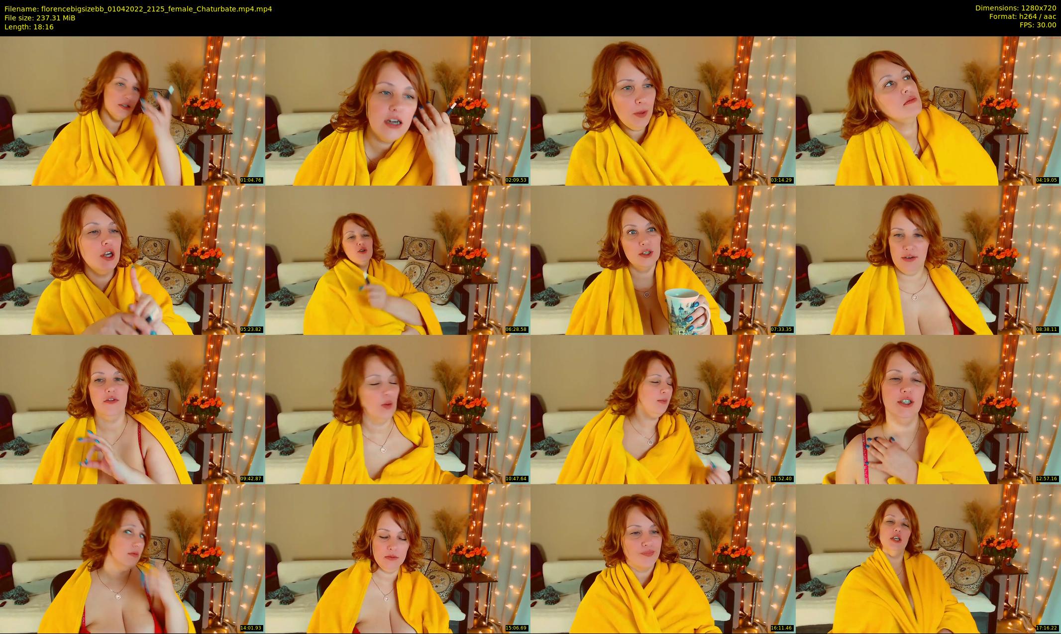 florencebigsizebb — 19 minute Chaturbate female cam show recording, 720p, Apr 1, 2022